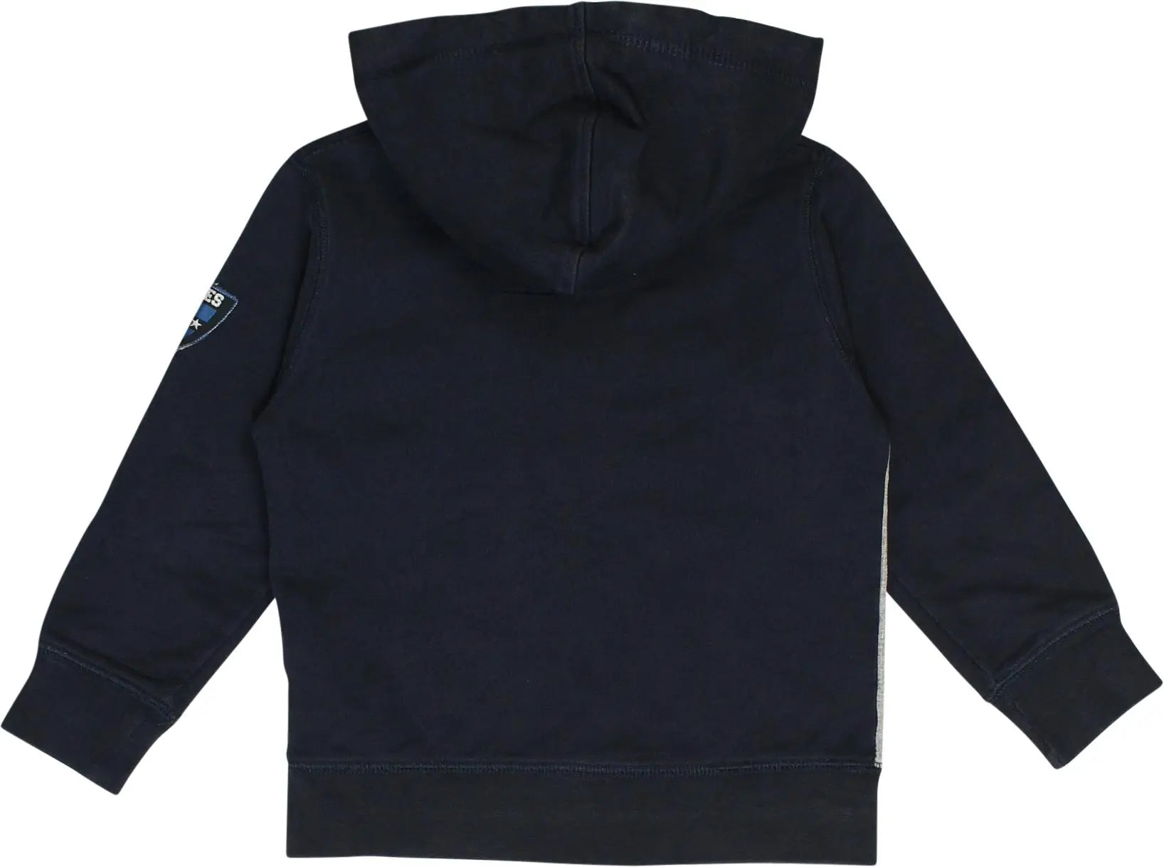 Europe Kids - Blue Hooded Zip-up Cardigan- ThriftTale.com - Vintage and second handclothing
