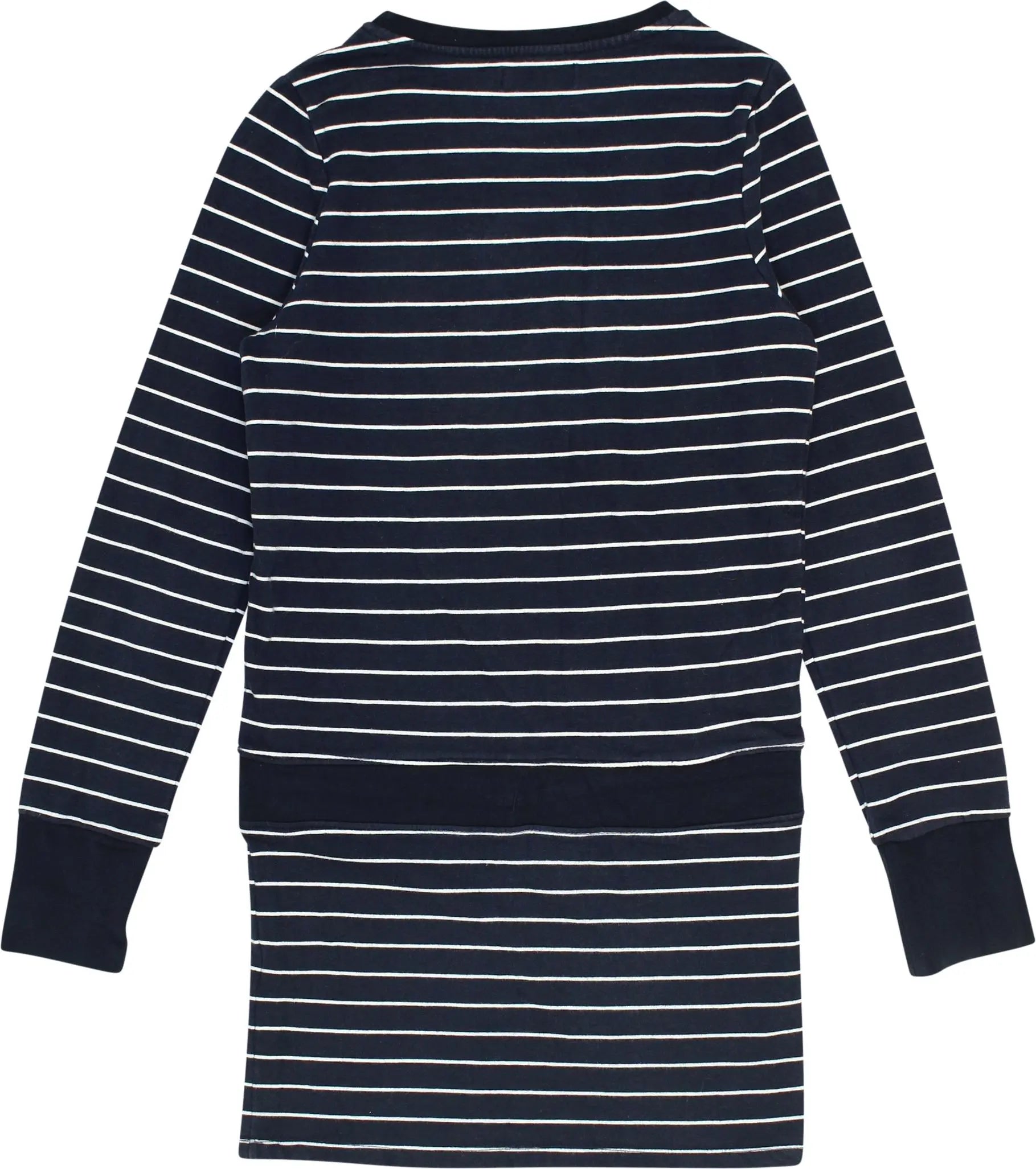 Europe Kids - Blue Striped Dress- ThriftTale.com - Vintage and second handclothing