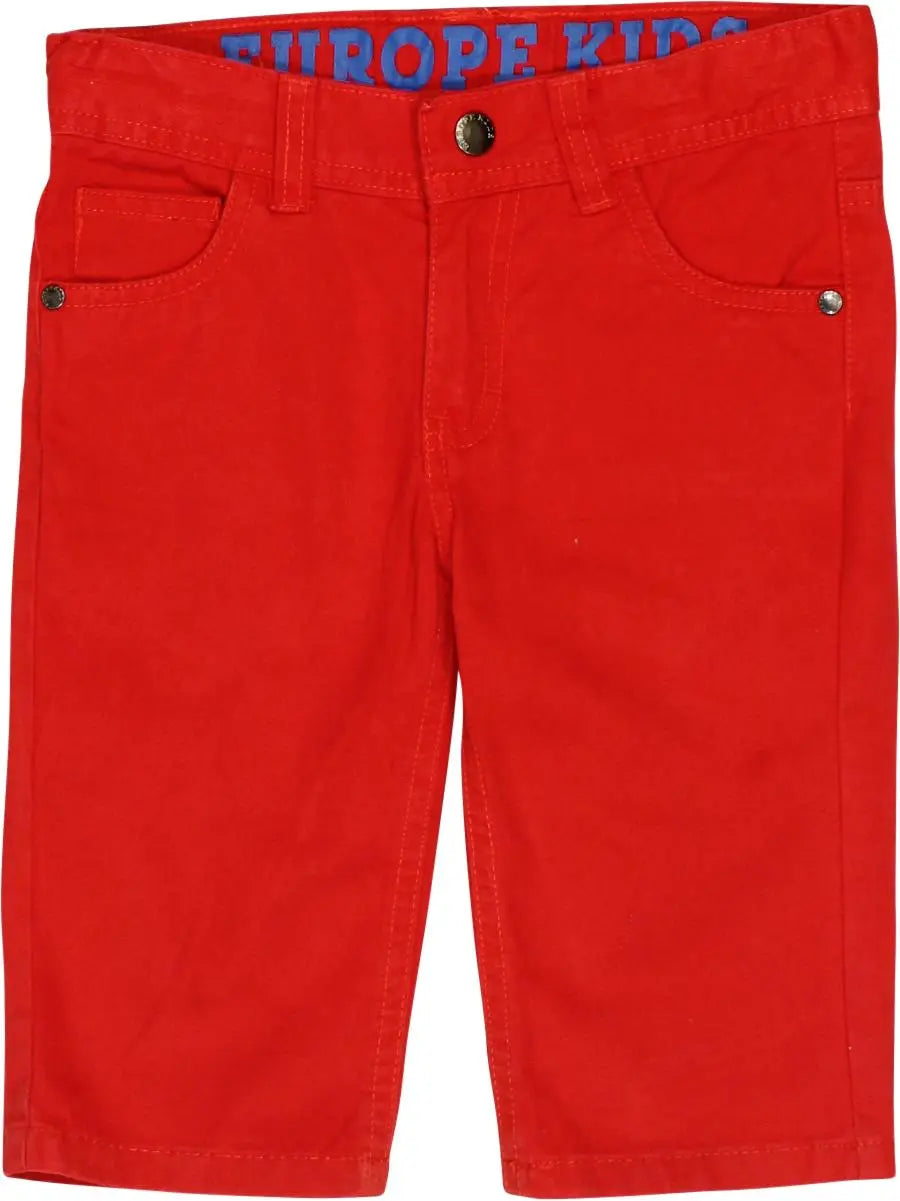 Europe Kids - Red Jeans- ThriftTale.com - Vintage and second handclothing