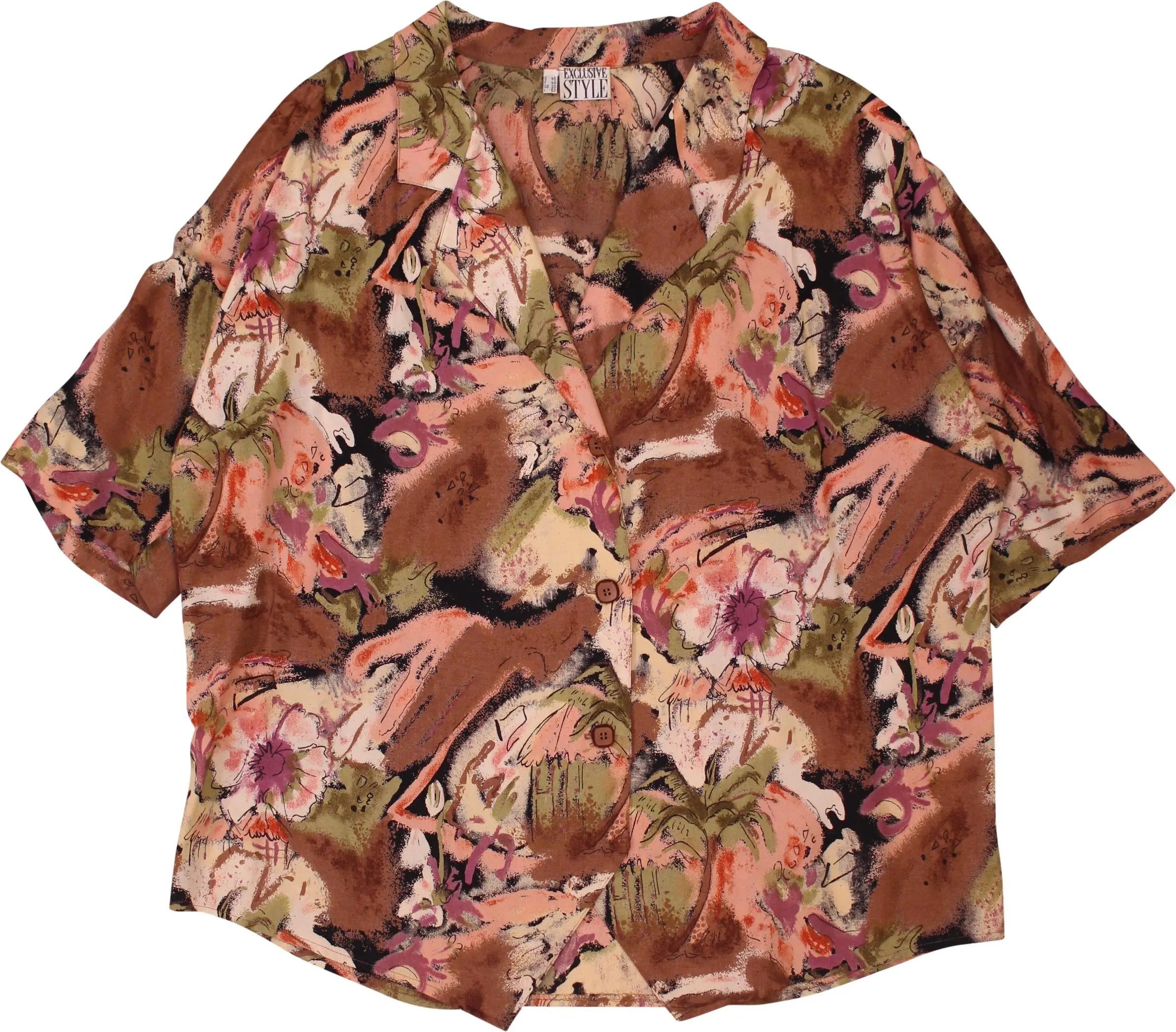 Exclusive Style - 80s Blouse- ThriftTale.com - Vintage and second handclothing