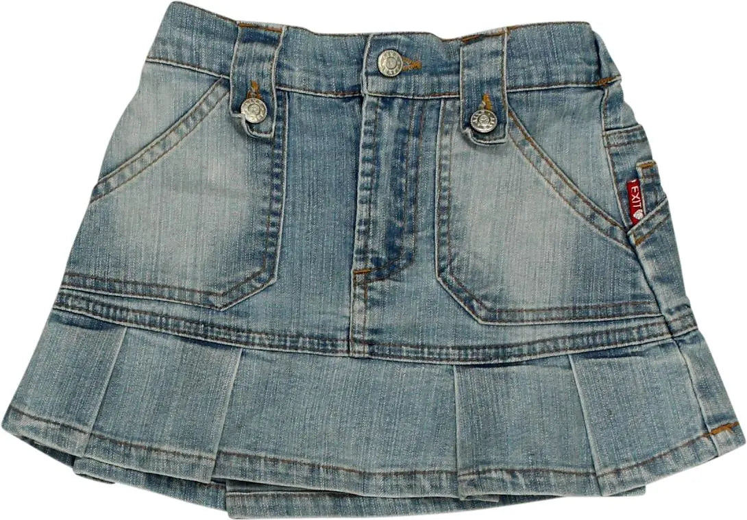 Exit's - Denim Skirt- ThriftTale.com - Vintage and second handclothing