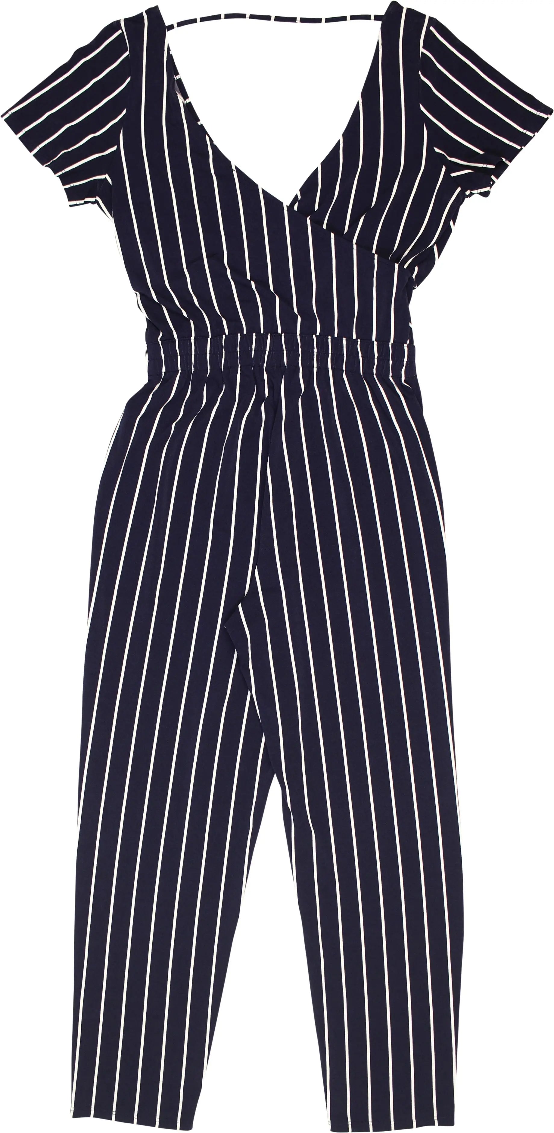 Express - Striped Jumpsuit- ThriftTale.com - Vintage and second handclothing