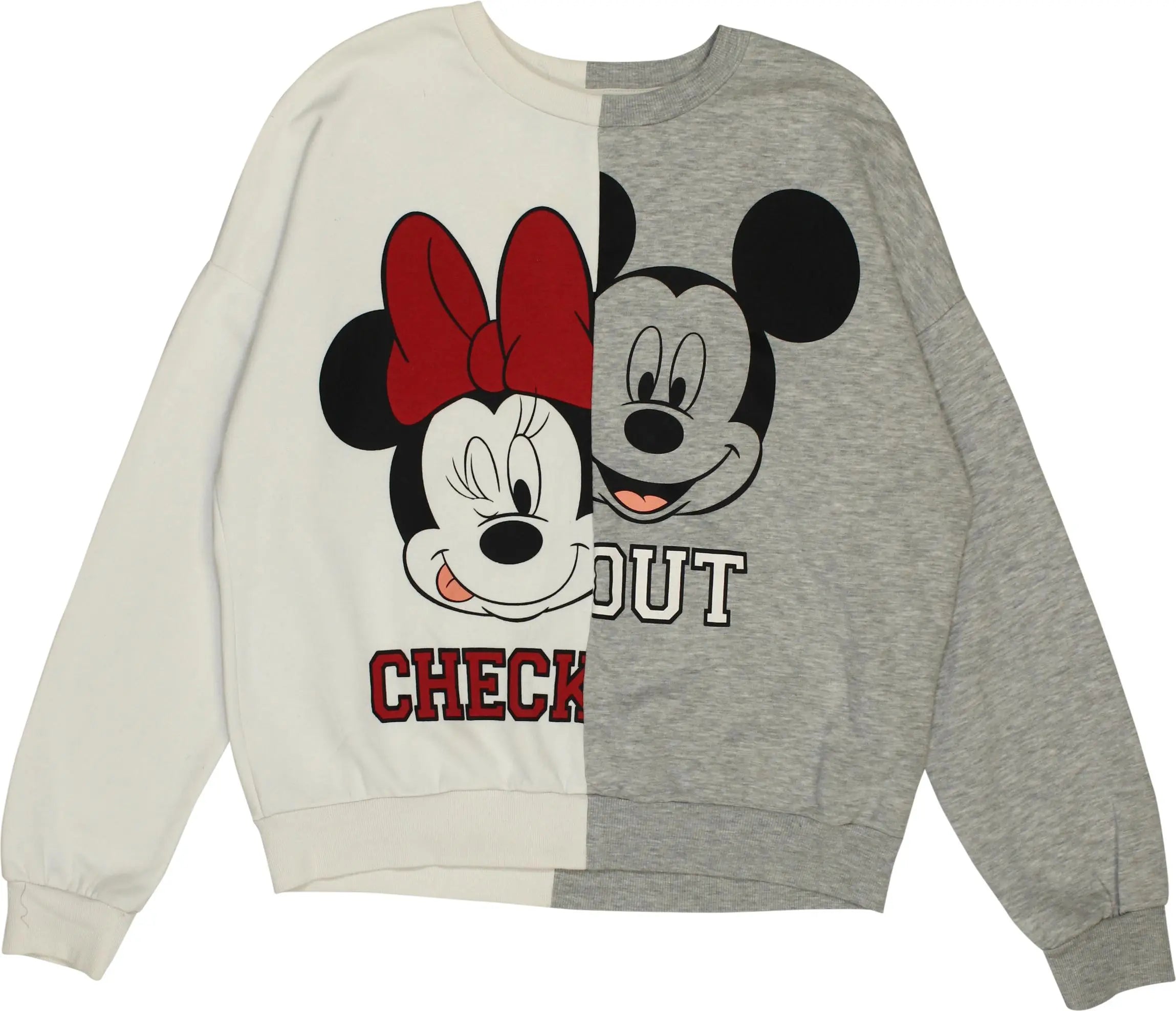 FB Sister - Mickey & Minnie Mouse Sweater- ThriftTale.com - Vintage and second handclothing