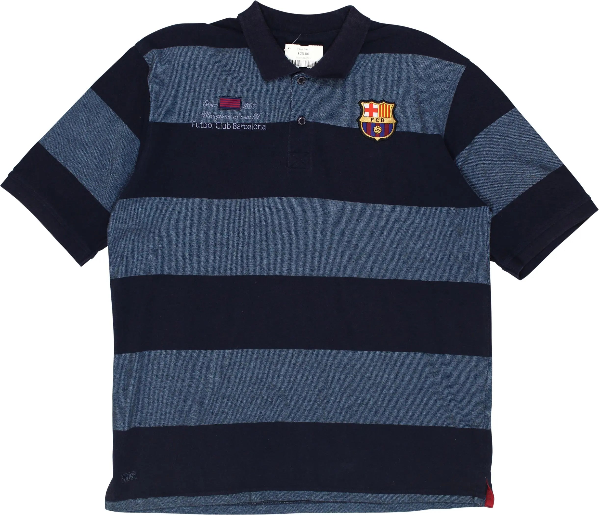 FC Barcelona - FC Barcelona Polo- ThriftTale.com - Vintage and second handclothing