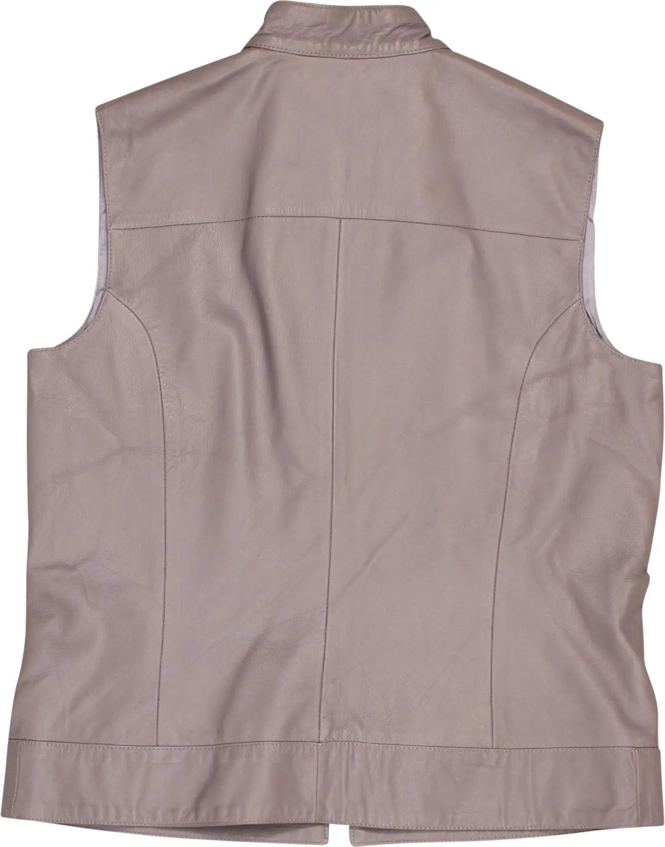 FII. Negro - Lilac Leather Waistcoat- ThriftTale.com - Vintage and second handclothing