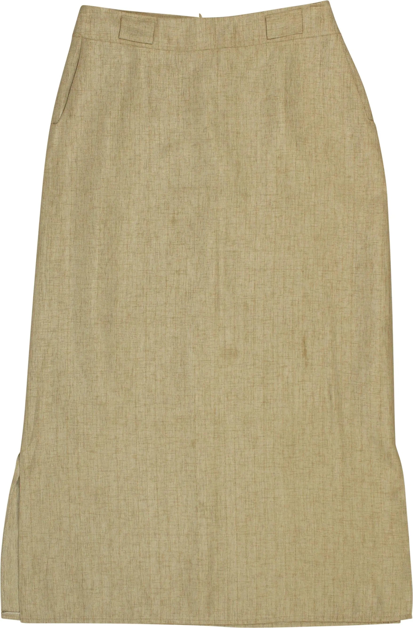 Fabia - Beige maxi skirt- ThriftTale.com - Vintage and second handclothing