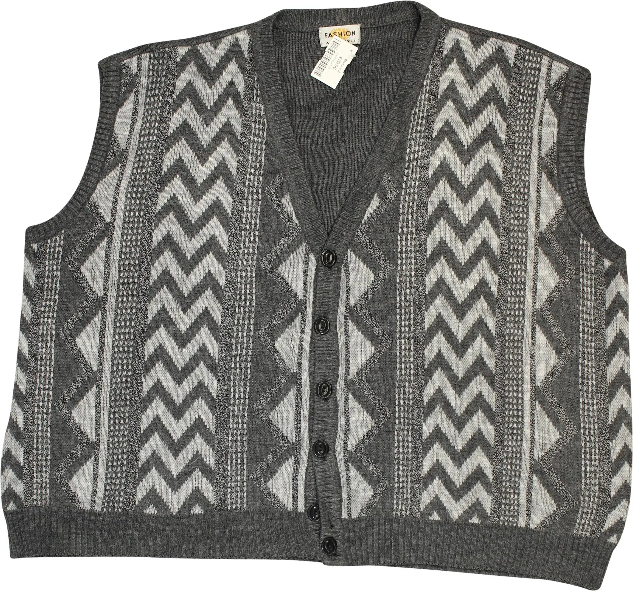 Fashion - Waistcoat- ThriftTale.com - Vintage and second handclothing