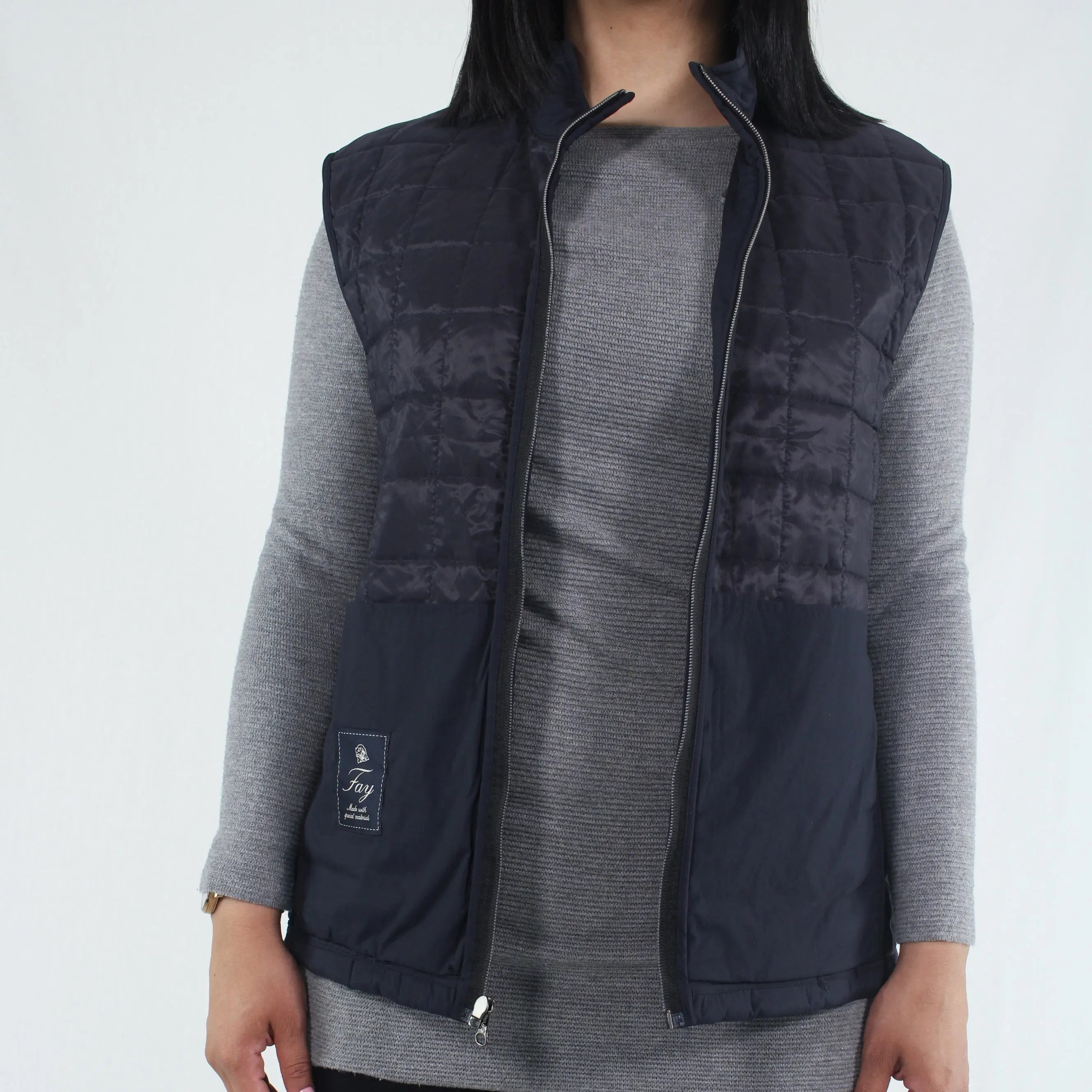 Fay - Quilted Bodywarmer by Fay- ThriftTale.com - Vintage and second handclothing