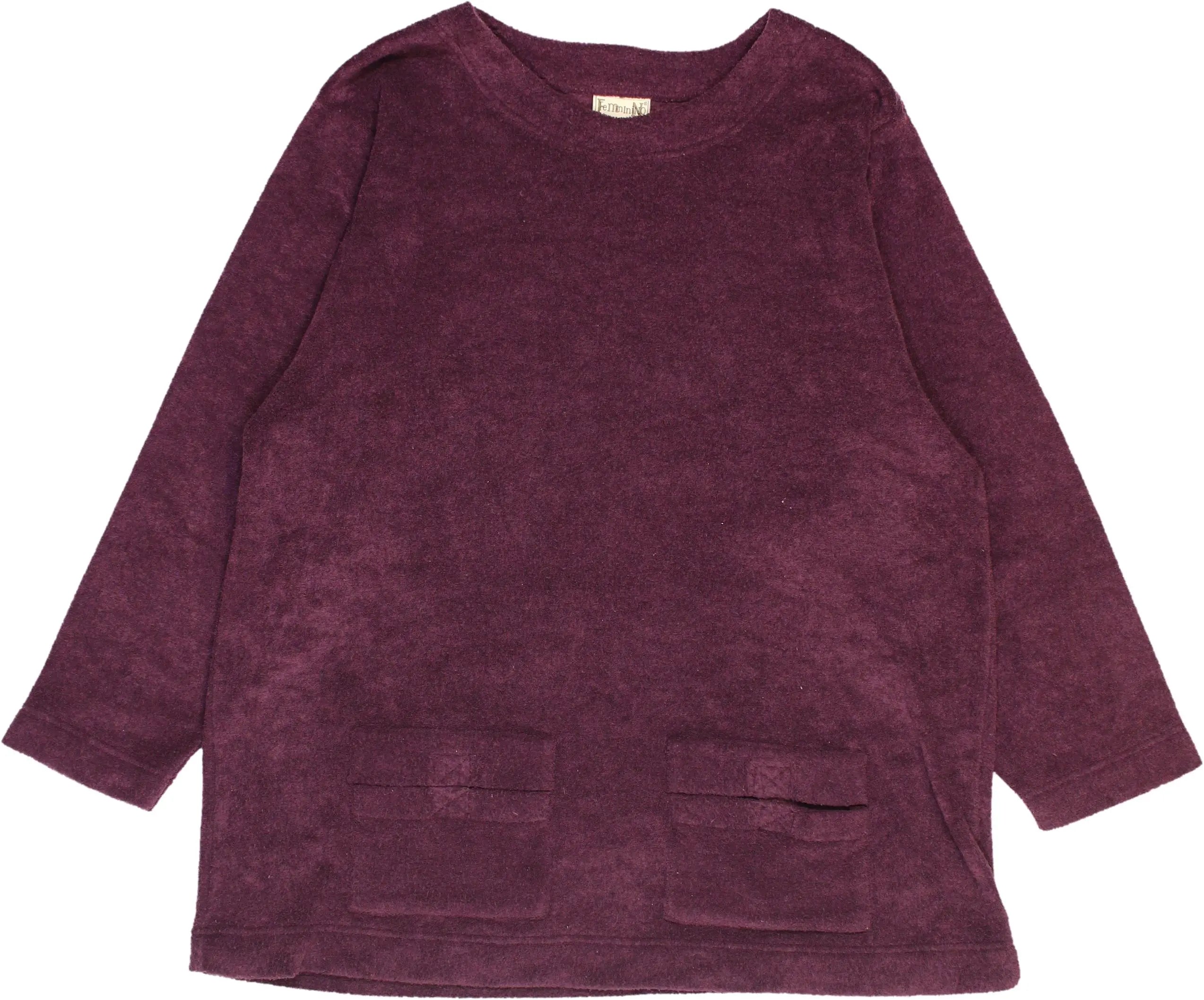 Feminino - Purple Plain Jumper- ThriftTale.com - Vintage and second handclothing