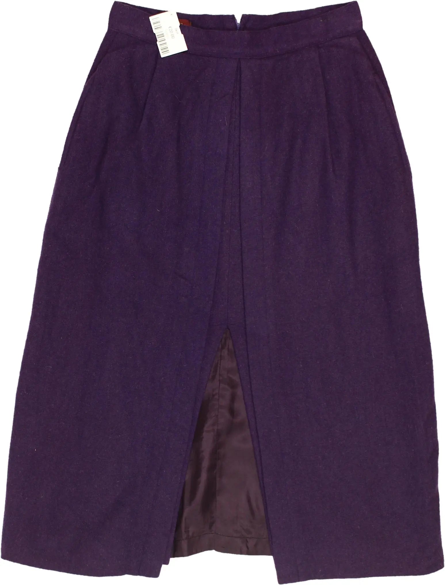 Ferrucio - Purple midi skirt- ThriftTale.com - Vintage and second handclothing
