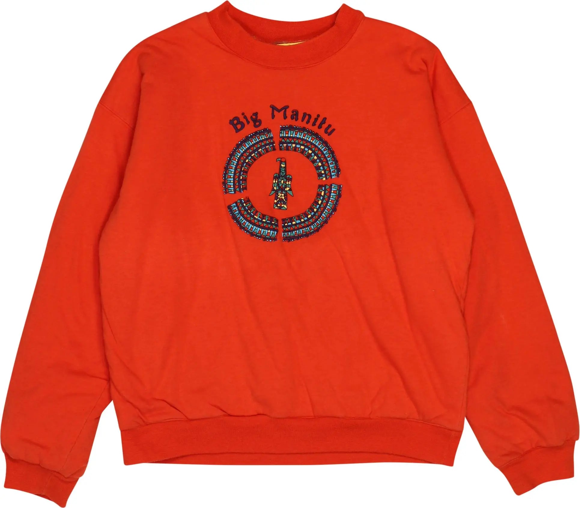 Fifteen - 90s Red Sweater- ThriftTale.com - Vintage and second handclothing
