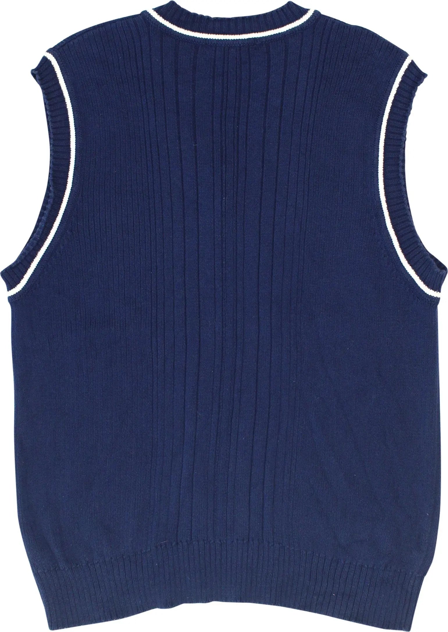 Fila - 90s Fila Knitted Sleeveless Vest- ThriftTale.com - Vintage and second handclothing