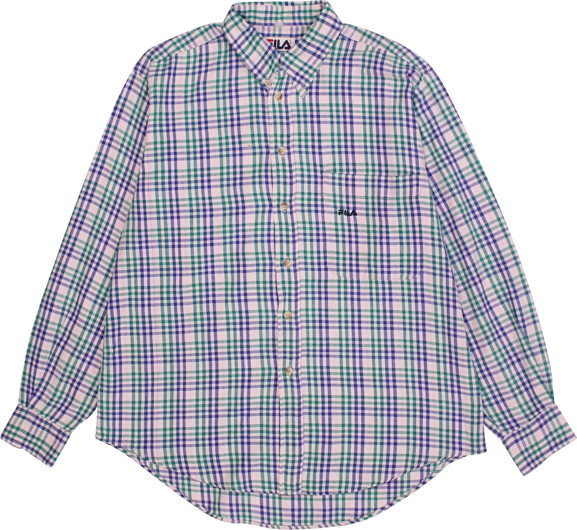 Fila - Checked Shirt by Fila- ThriftTale.com - Vintage and second handclothing