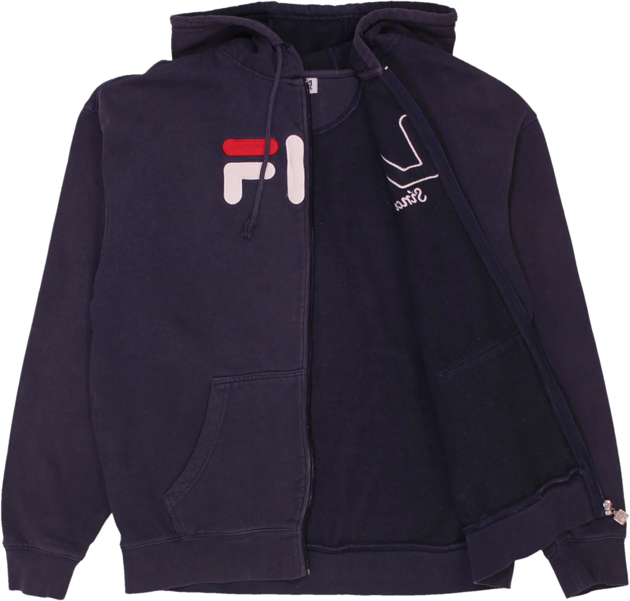 Fila - Fila Full Zip Hoodie- ThriftTale.com - Vintage and second handclothing