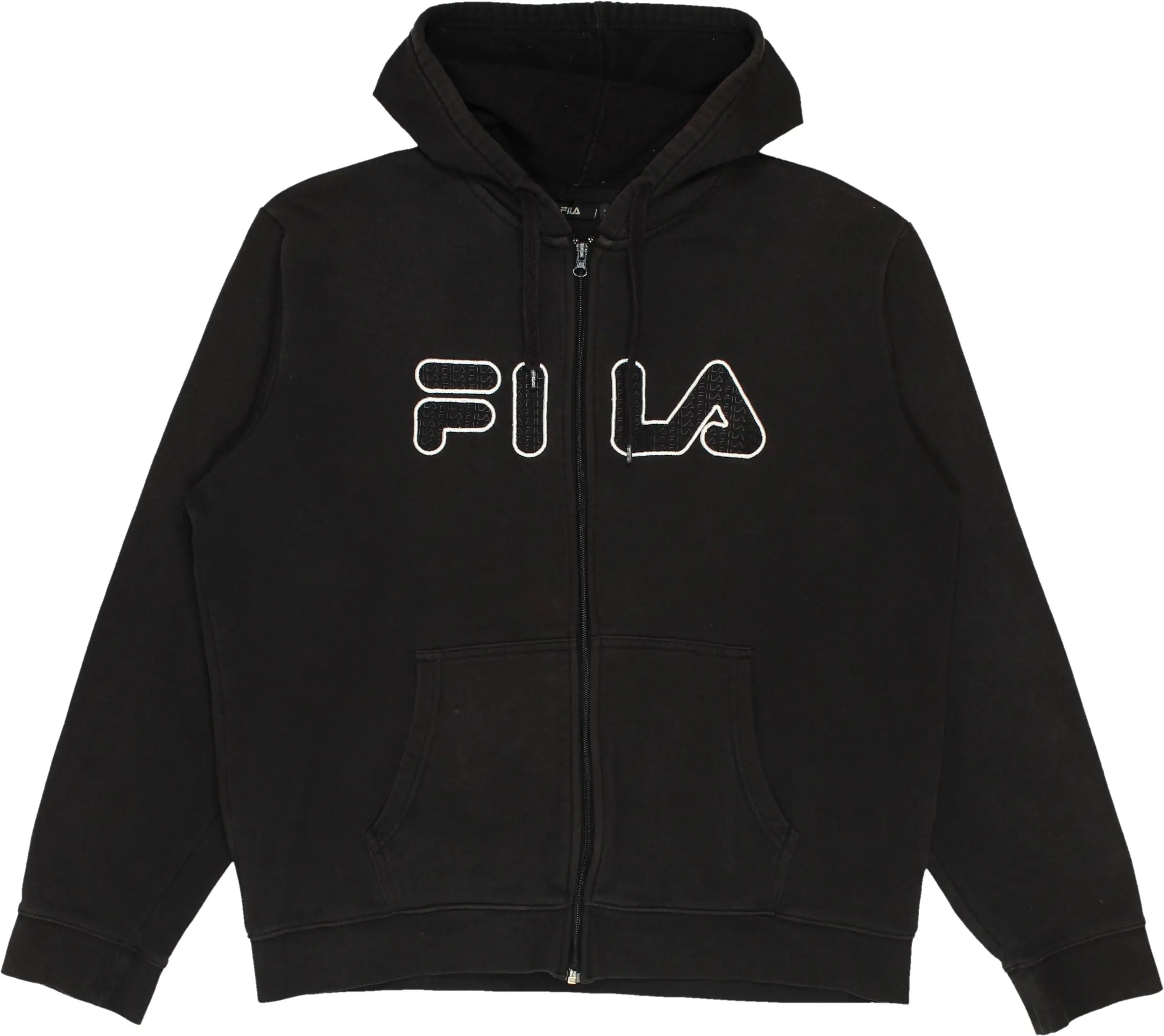 Fila - Fila Zip Up Hoodie- ThriftTale.com - Vintage and second handclothing