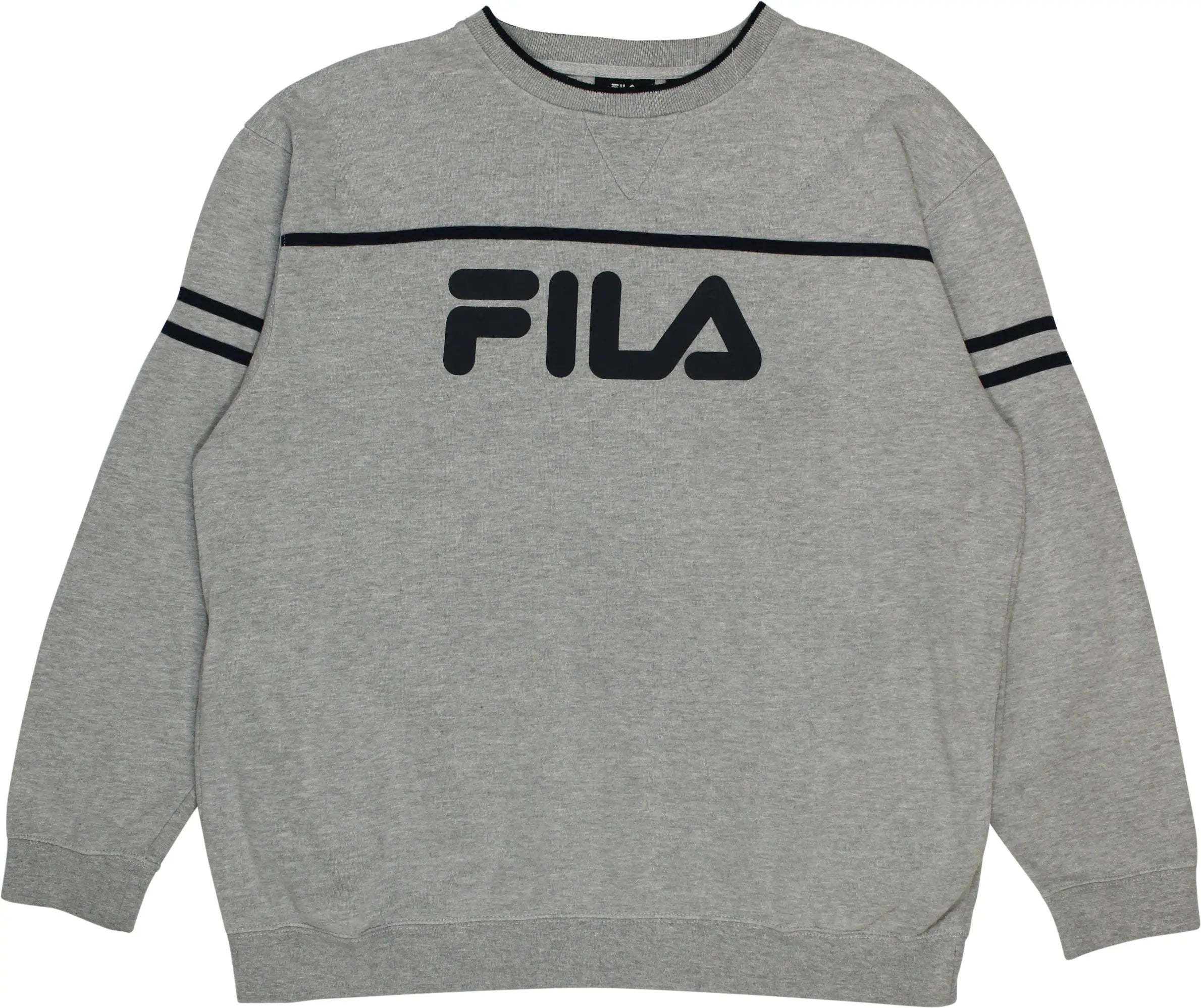 Fila - Grey Sweatshirt by Fila- ThriftTale.com - Vintage and second handclothing