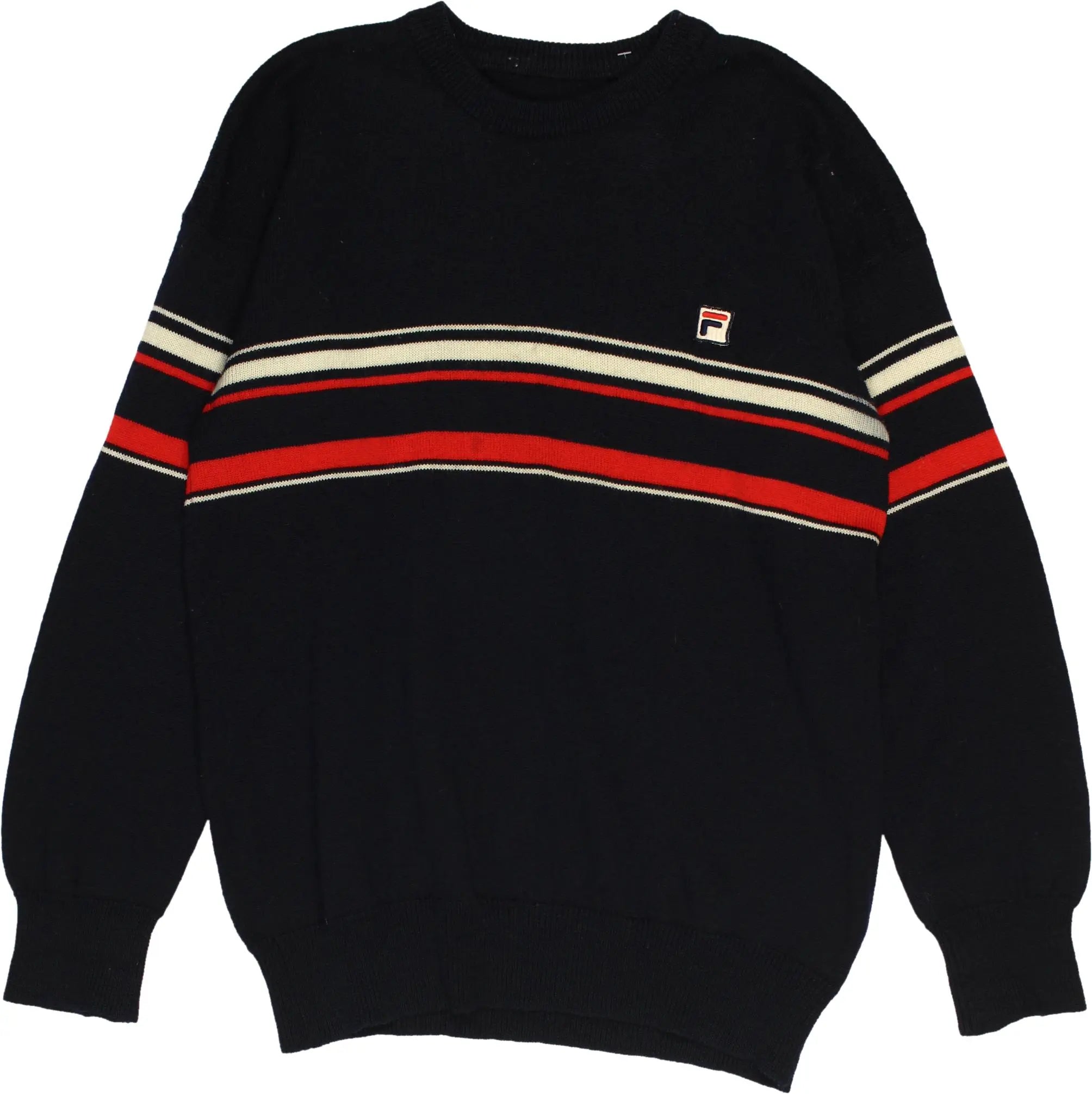 Fila - Wool Jumper- ThriftTale.com - Vintage and second handclothing