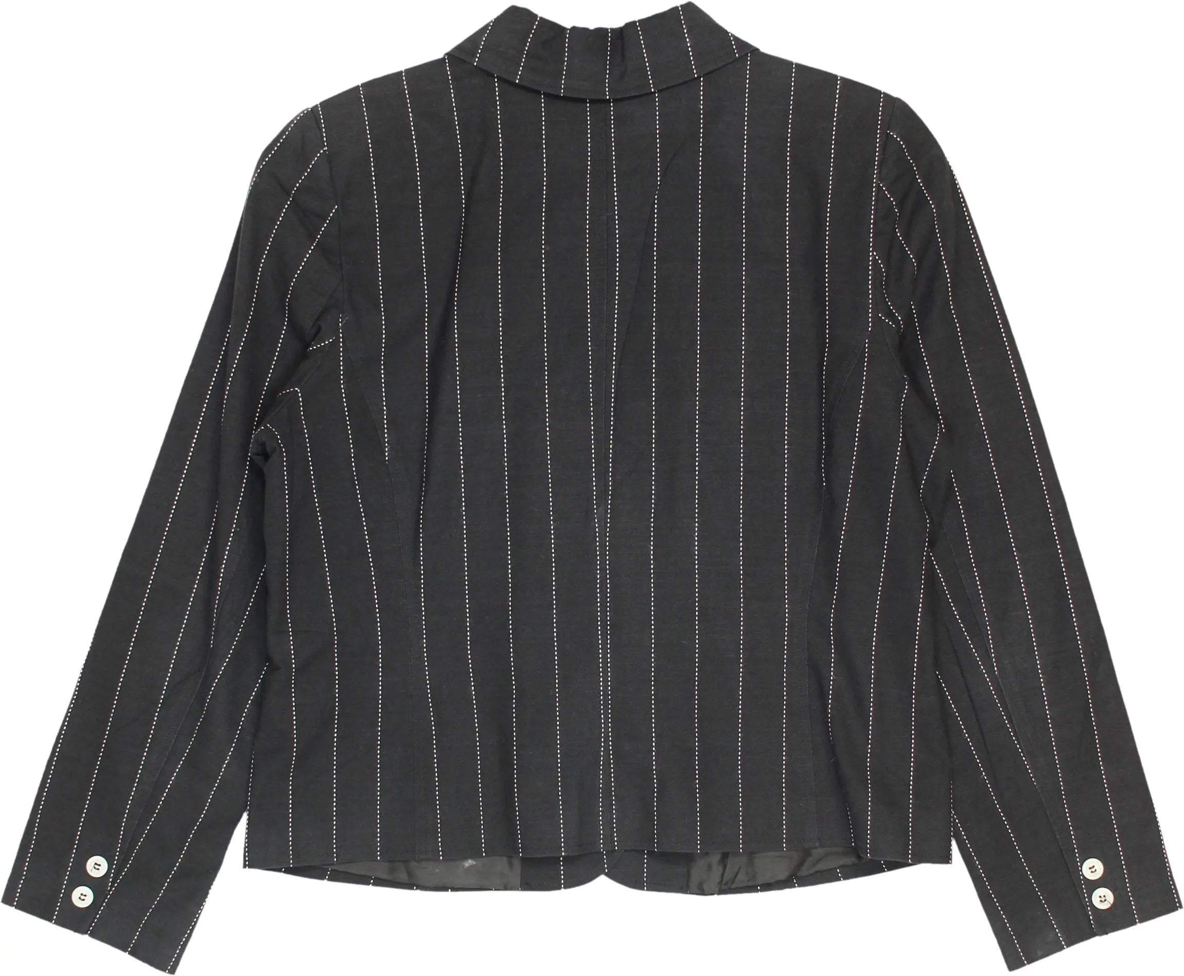 First Lady - Striped Jacket- ThriftTale.com - Vintage and second handclothing