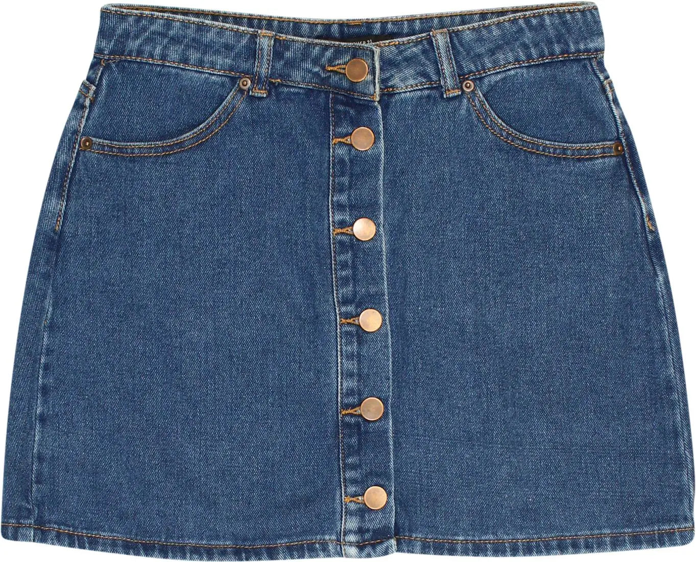 Forever 21 - Denim Skirt- ThriftTale.com - Vintage and second handclothing