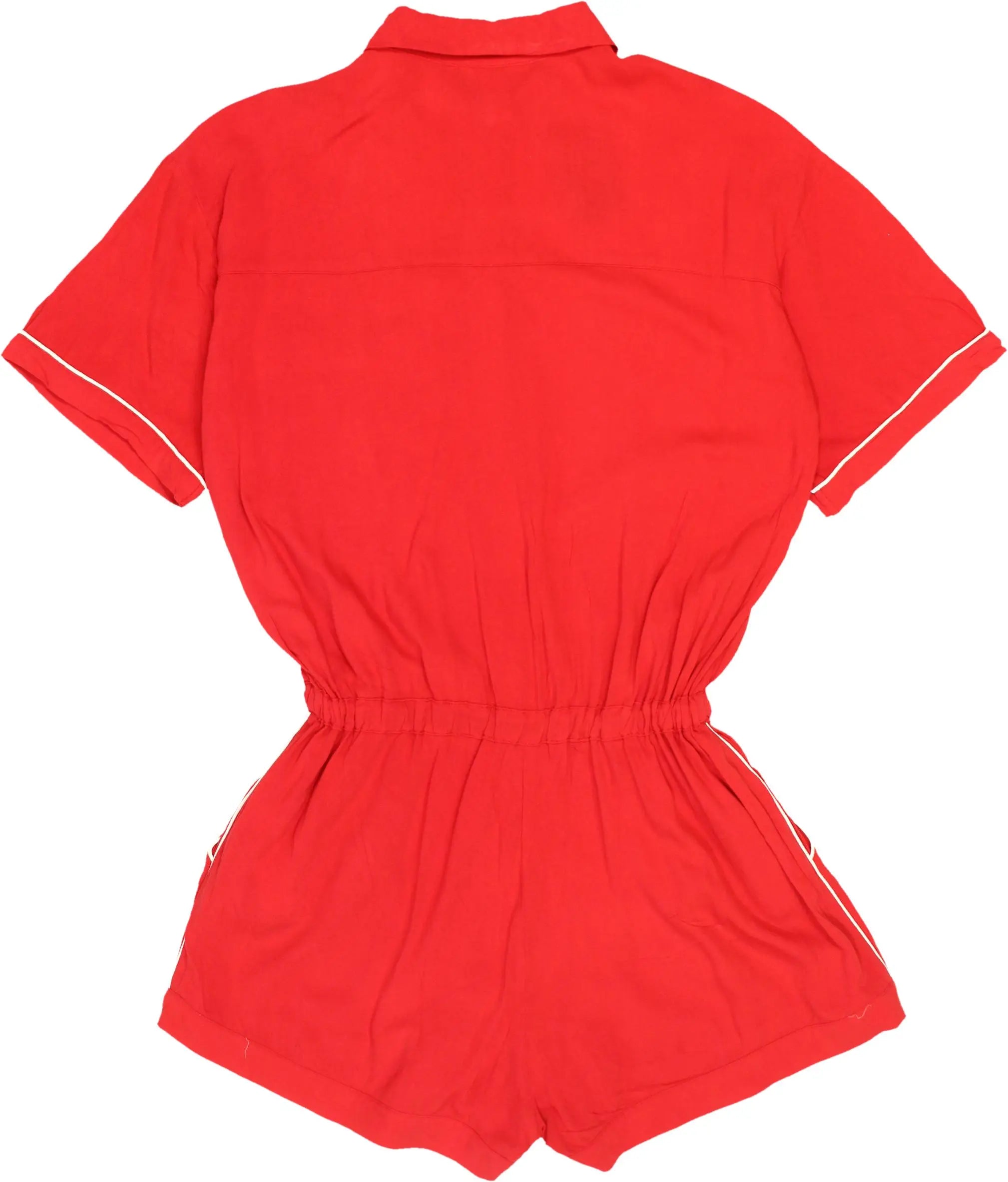 Forever 21 - Red Playsuit- ThriftTale.com - Vintage and second handclothing