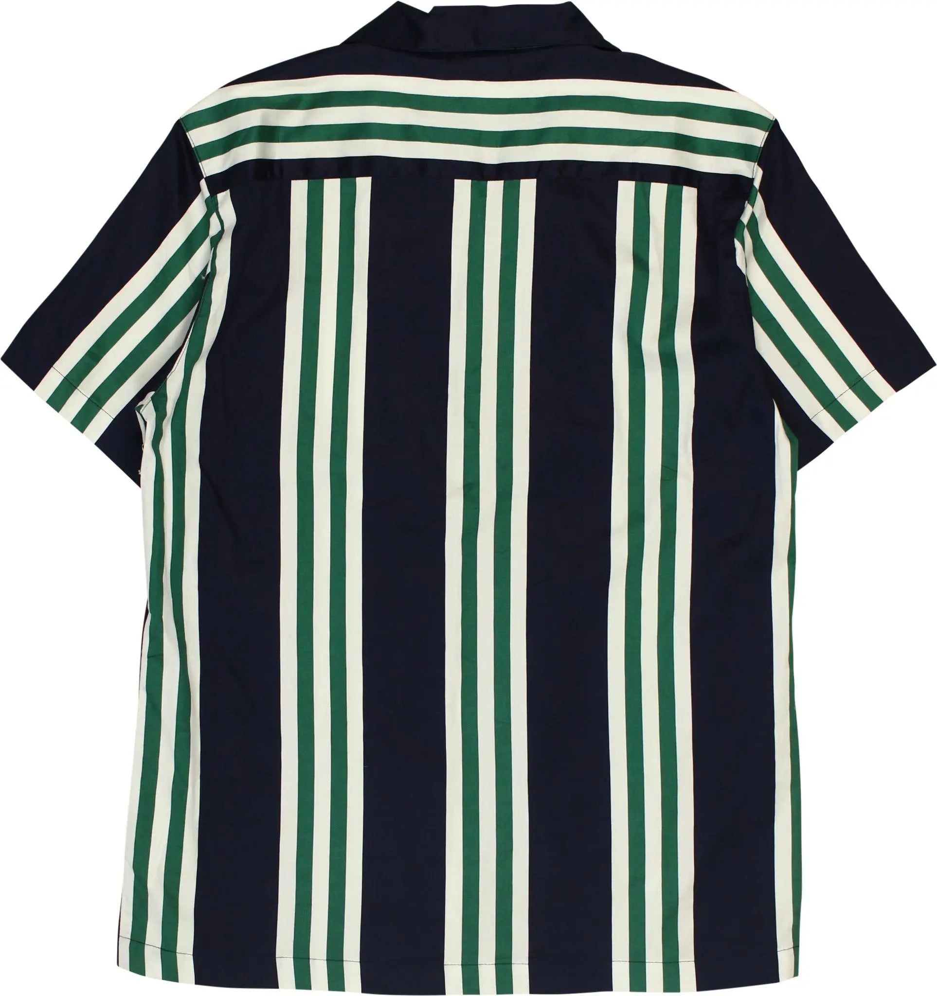 Forever 21 - Striped Short Sleeve Shirt- ThriftTale.com - Vintage and second handclothing