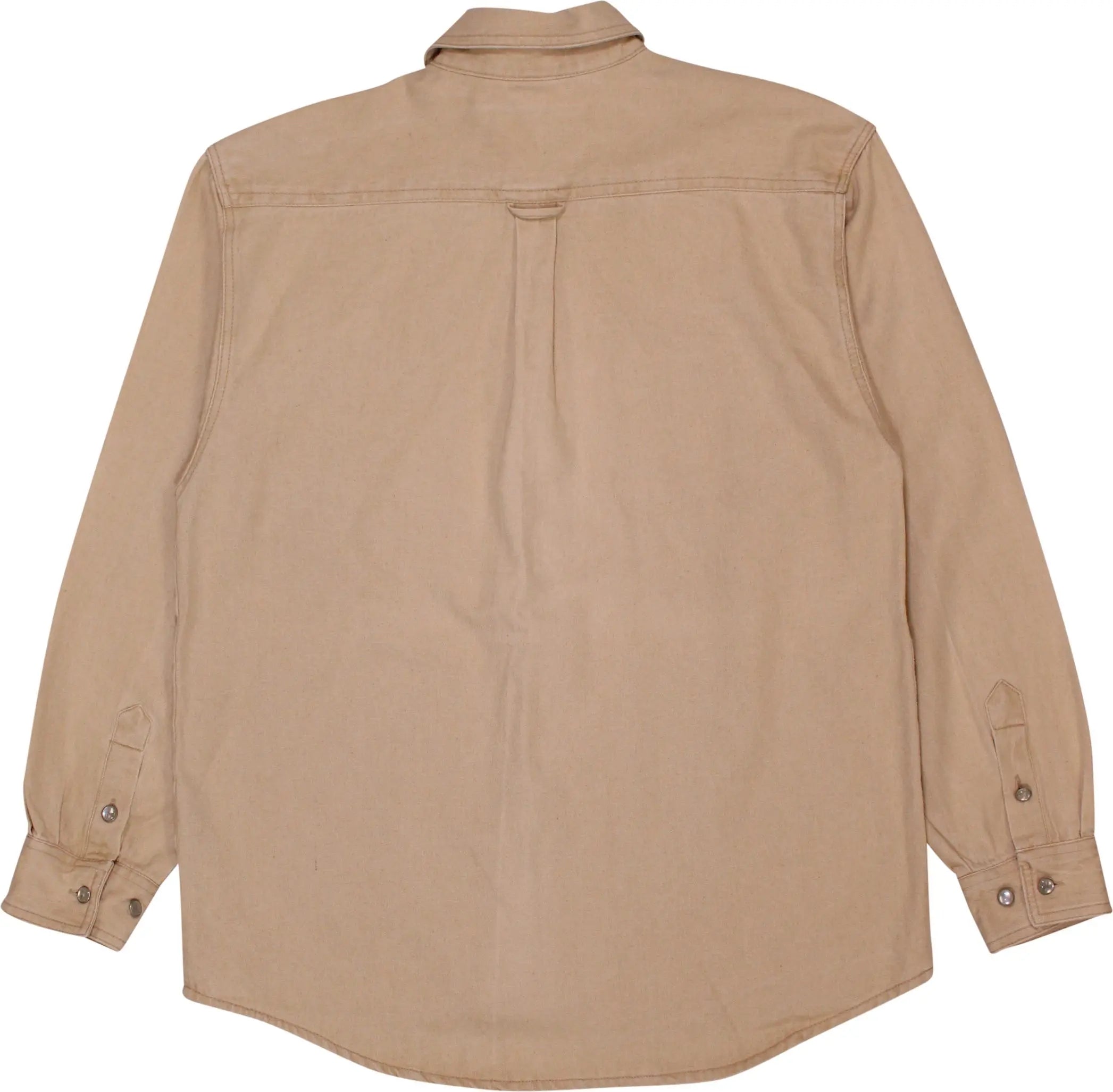 Formcula - Vintage Beige Denim Shirt- ThriftTale.com - Vintage and second handclothing