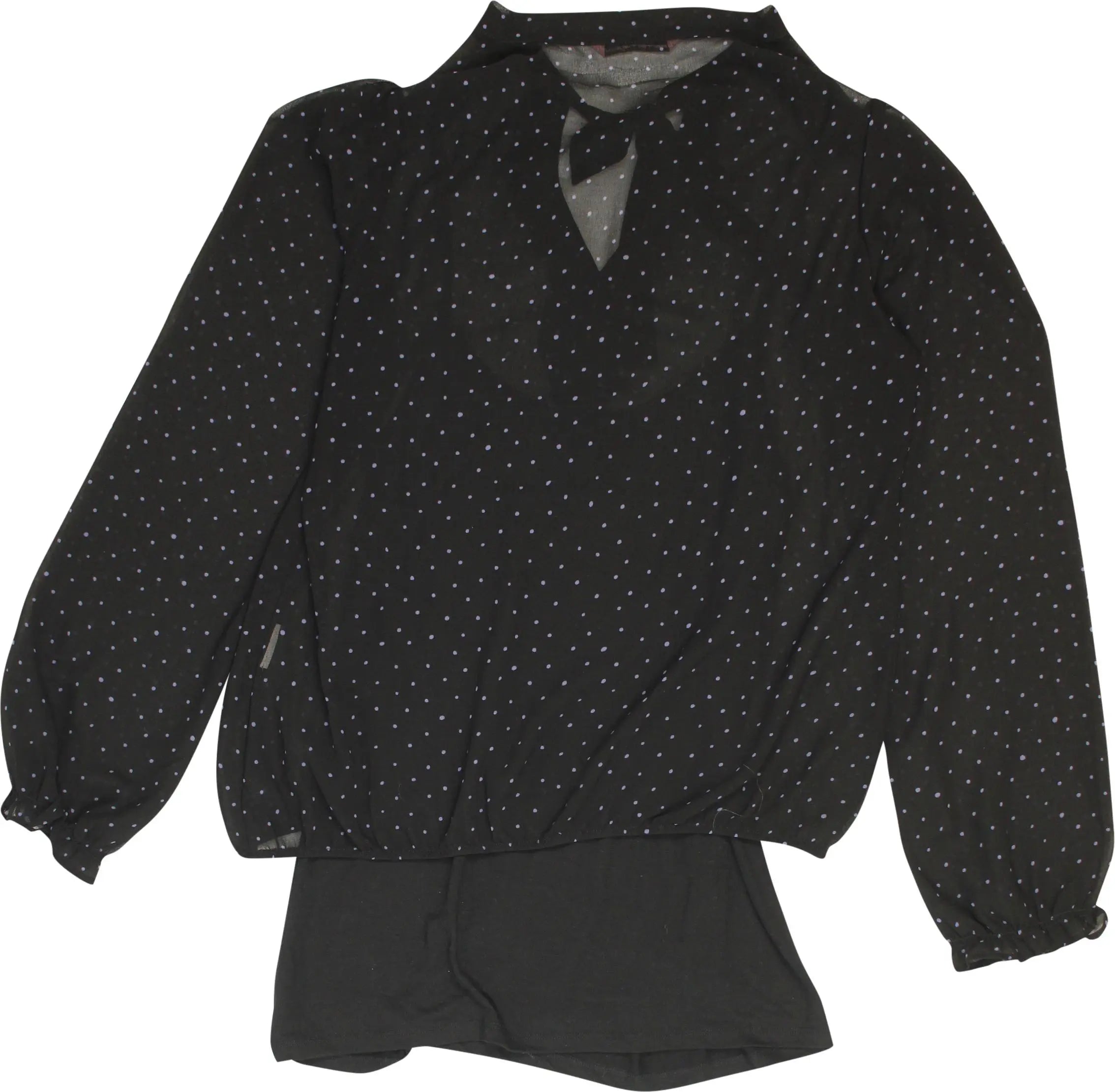 Fornarina - Polkadot Blouse- ThriftTale.com - Vintage and second handclothing