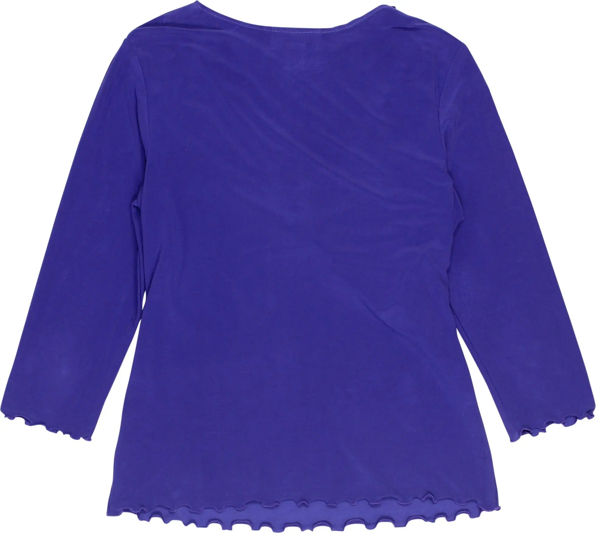 Frank Lyman - Purple Top- ThriftTale.com - Vintage and second handclothing