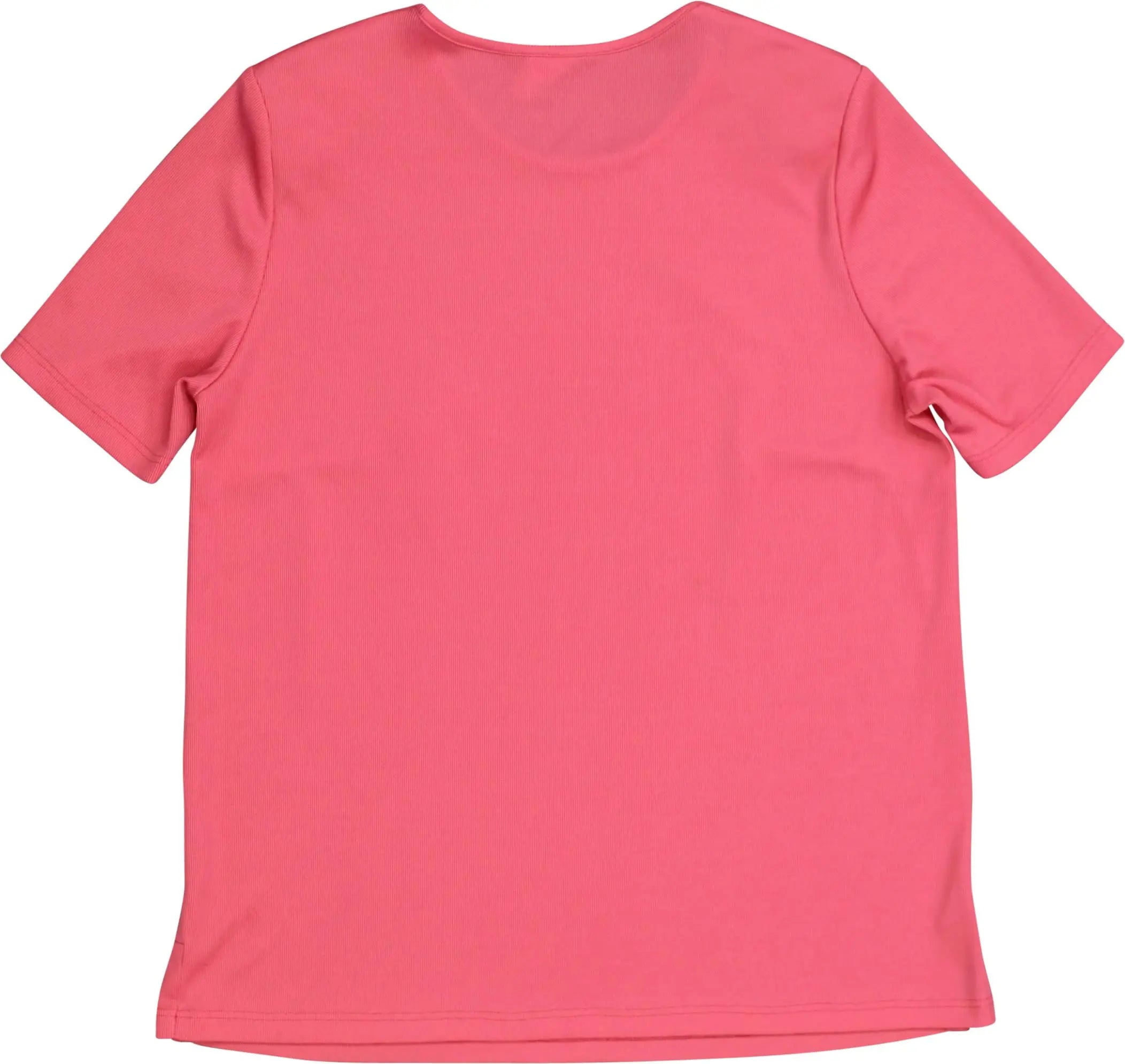 Frankenwälder - Pink T-shirt with Shoulder Pads- ThriftTale.com - Vintage and second handclothing