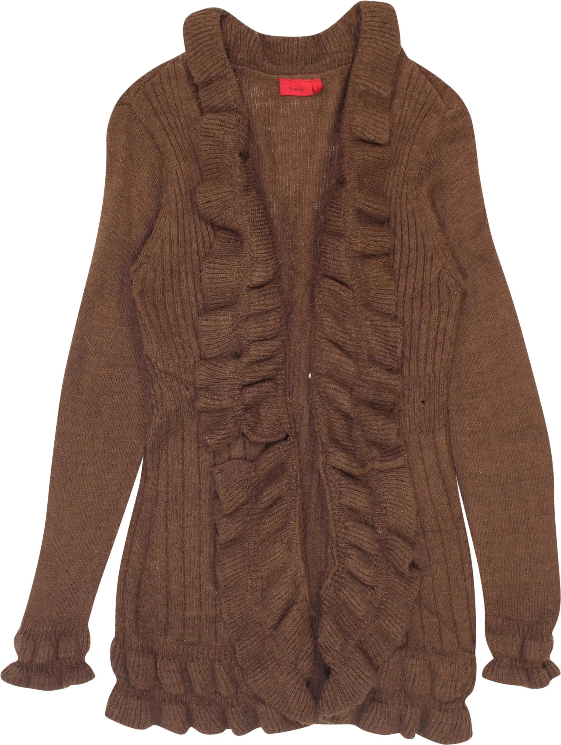 Fransa - Knitted Cardigan- ThriftTale.com - Vintage and second handclothing