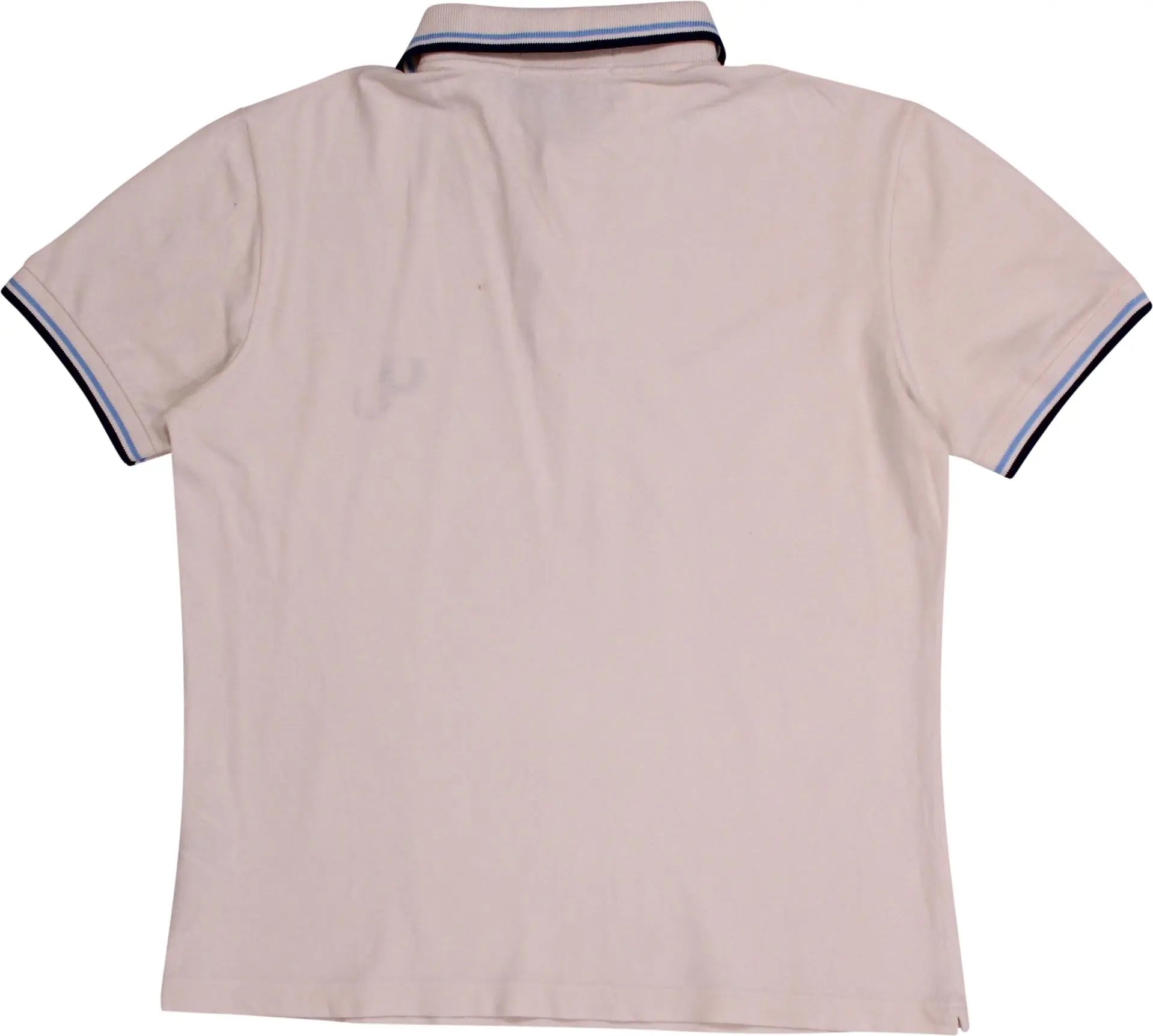 Fred Perry - White Polo Shirt by Fred Perry- ThriftTale.com - Vintage and second handclothing