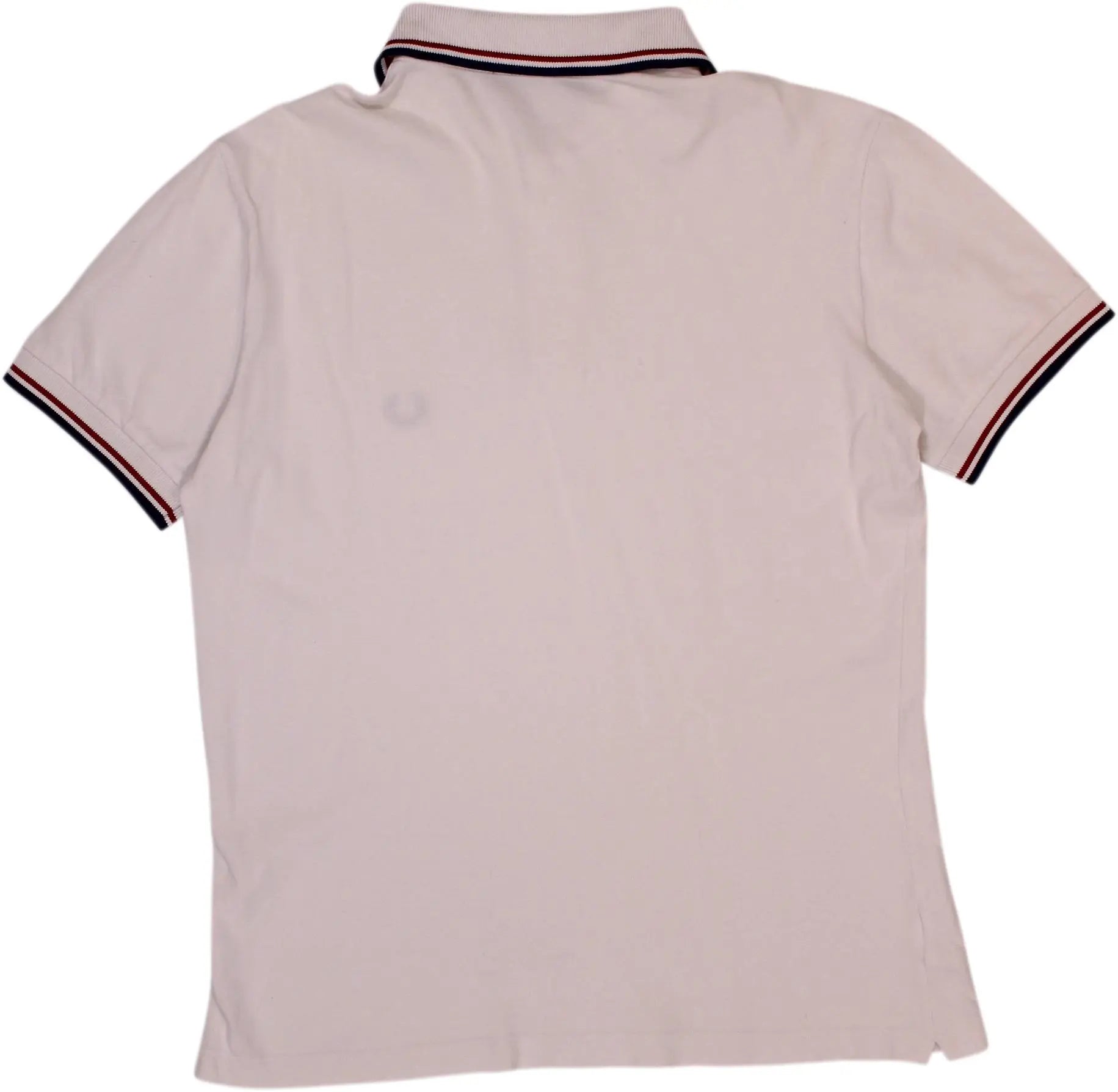 Fred Perry - White Short Sleeve Polo Shirt by Fred Perry- ThriftTale.com - Vintage and second handclothing