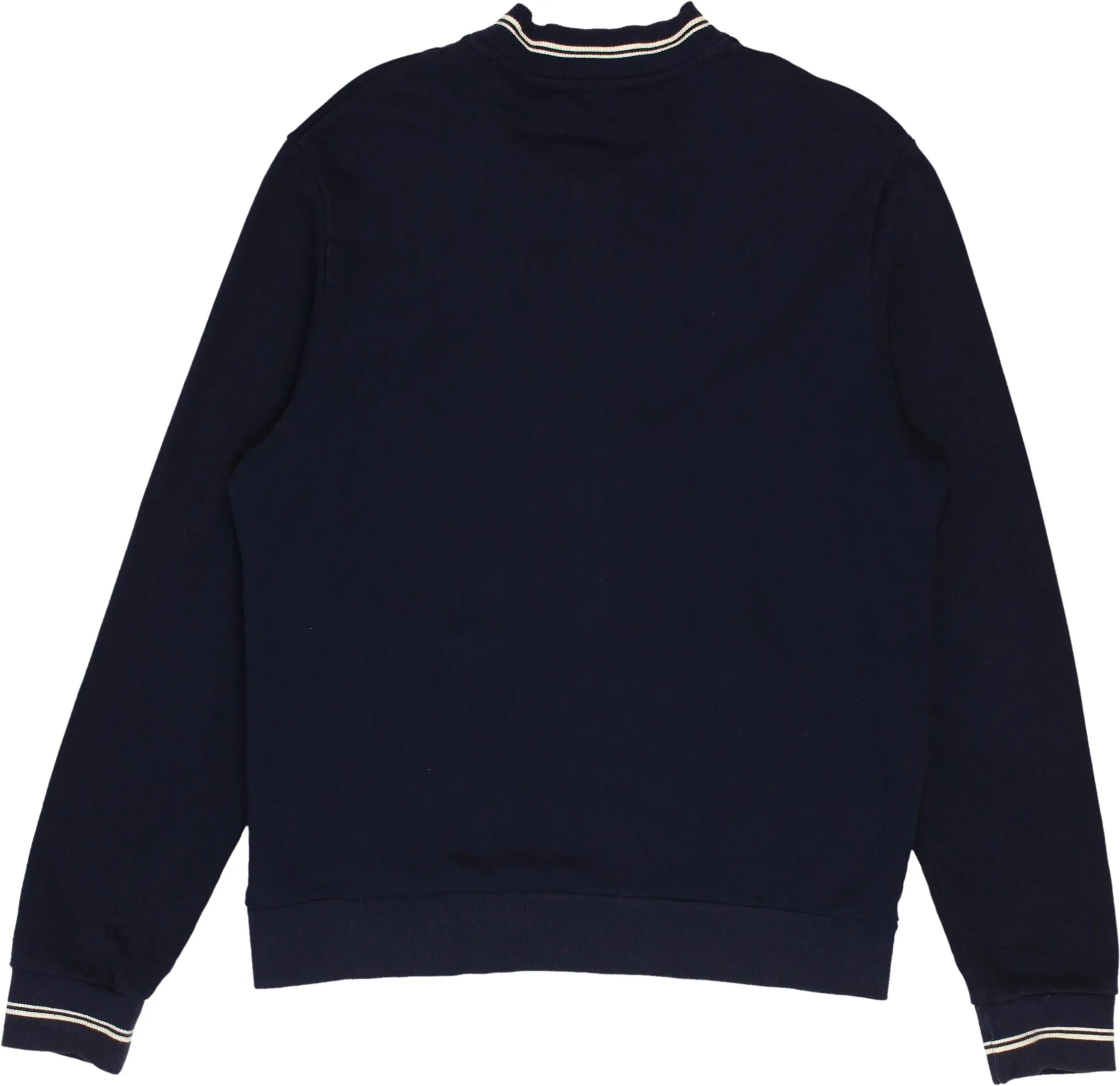 Fred Perry - Zip-up Sweater- ThriftTale.com - Vintage and second handclothing