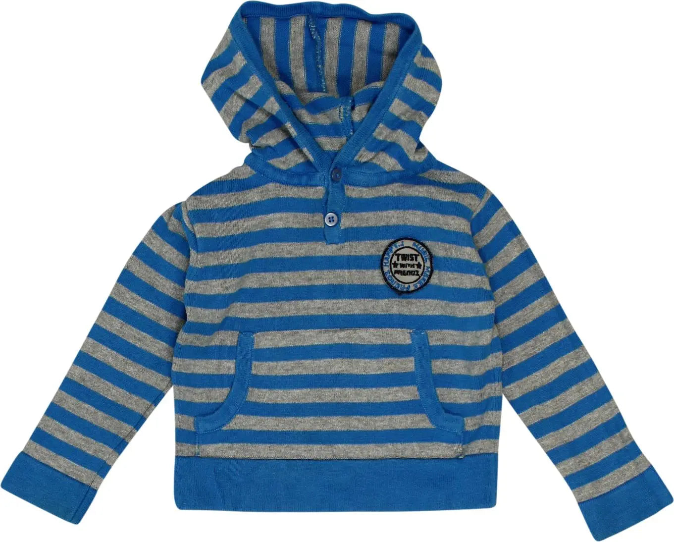 Frendz - Striped Hoodie- ThriftTale.com - Vintage and second handclothing