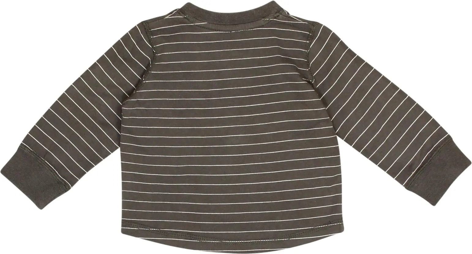 Frendz - Striped Long Sleeve T-shirt- ThriftTale.com - Vintage and second handclothing