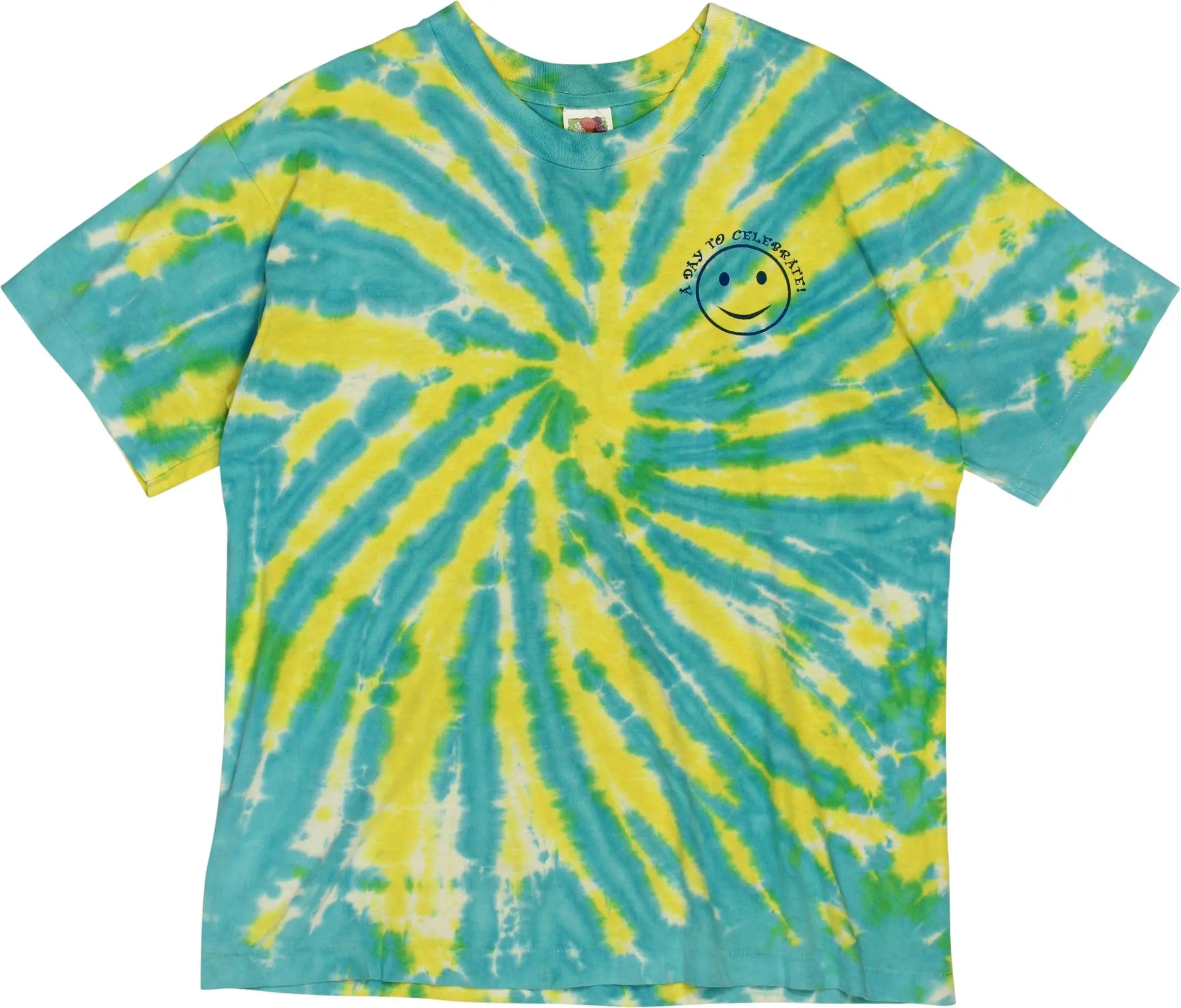 Fruit of the Loom - 00s Tie Dye T-Shirt- ThriftTale.com - Vintage and second handclothing