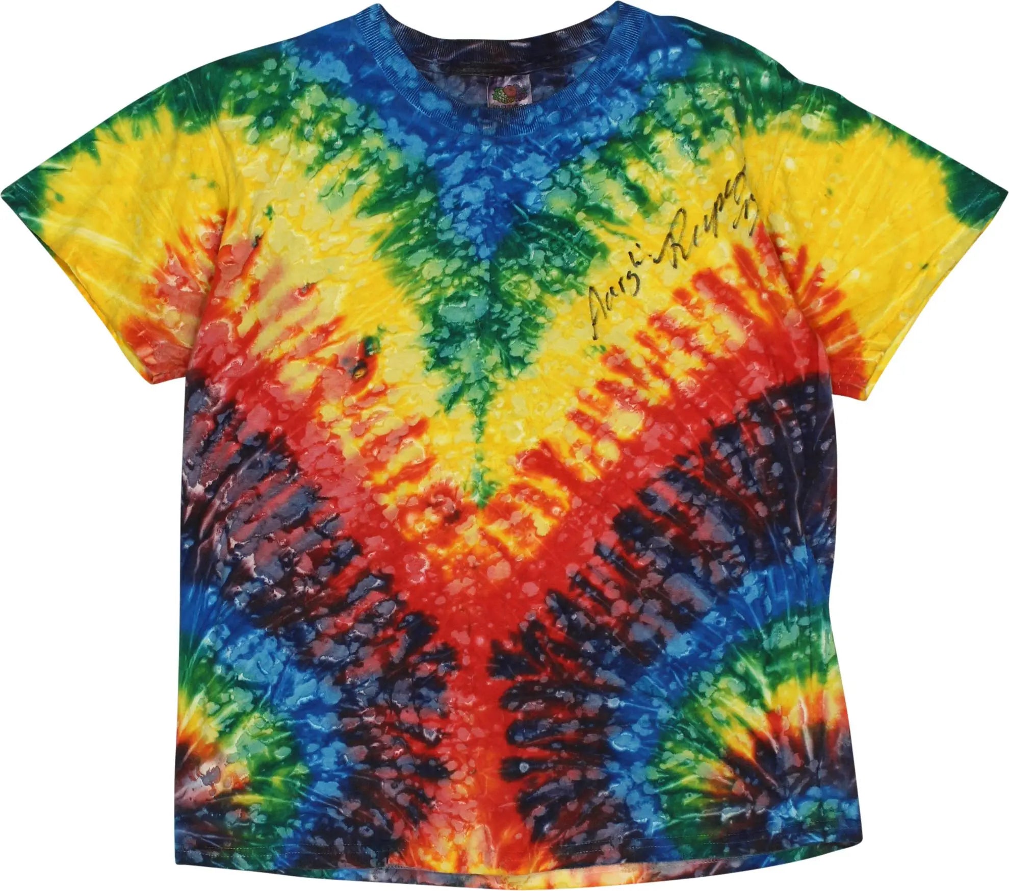 Fruit of the Loom - 00s Tie Dye T-shirt- ThriftTale.com - Vintage and second handclothing