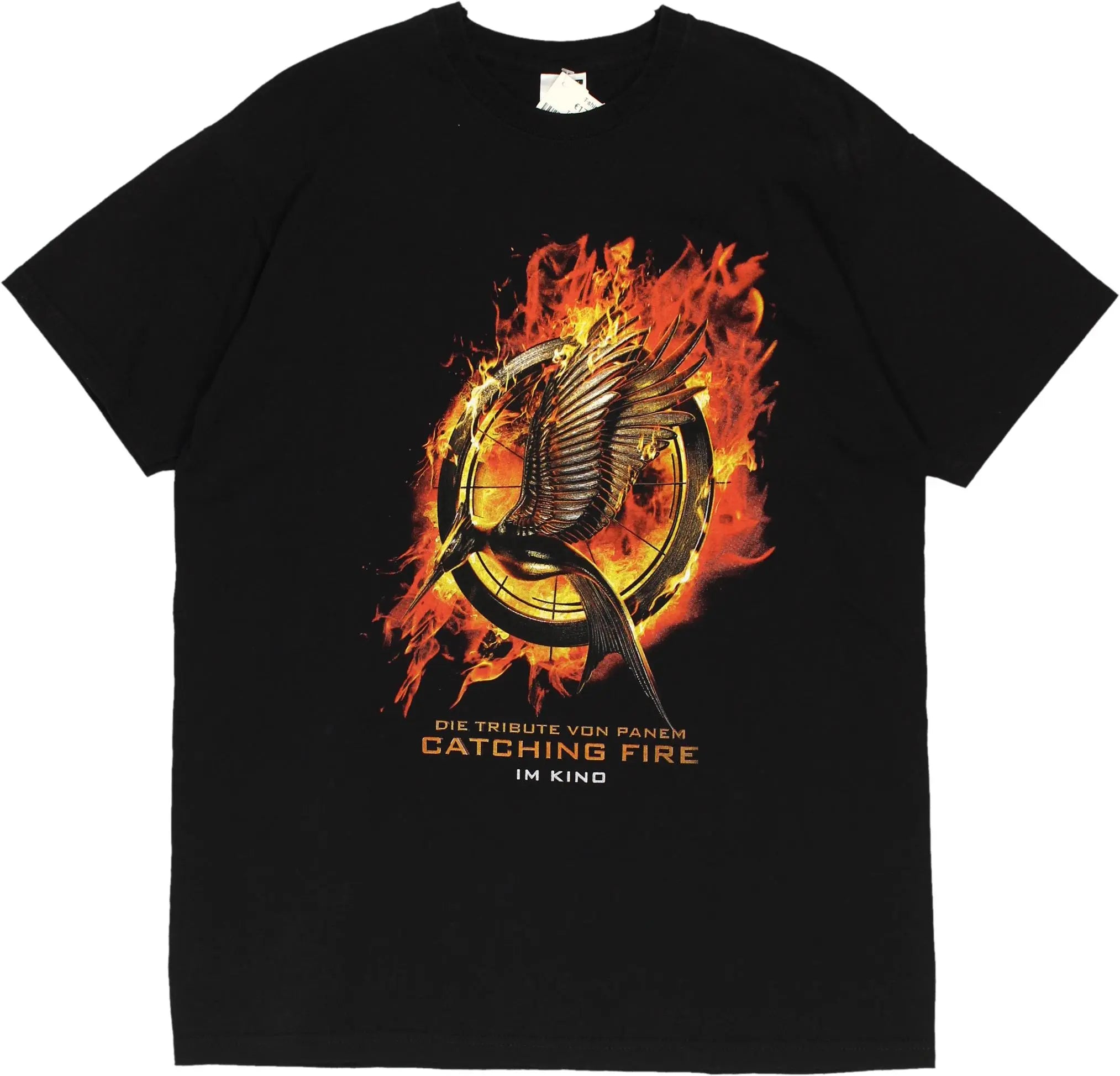 Fruit of the Loom - Catching Fire T-shirt- ThriftTale.com - Vintage and second handclothing
