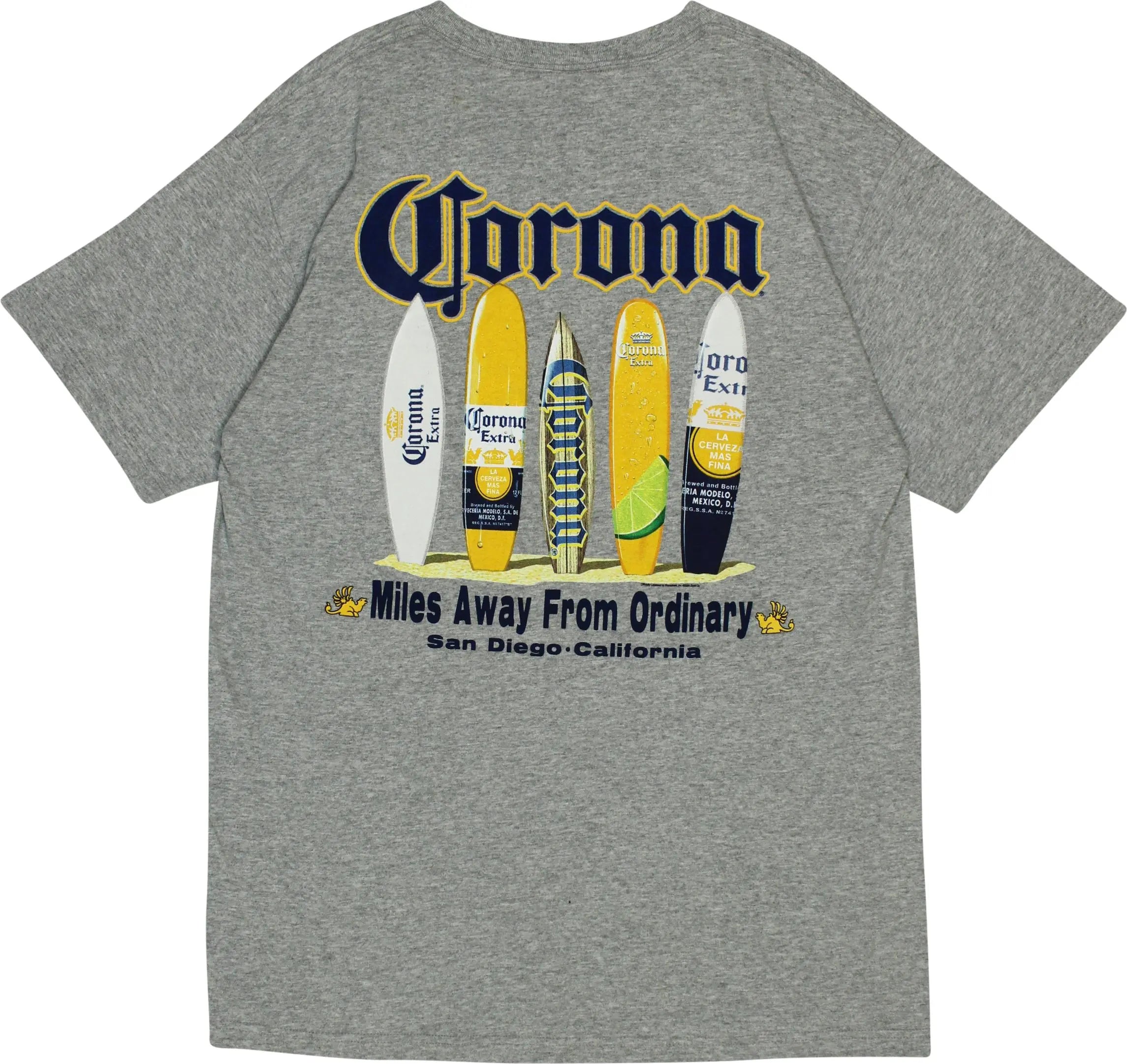 Fruit of the Loom - Corona Merchandise T-Shirt- ThriftTale.com - Vintage and second handclothing