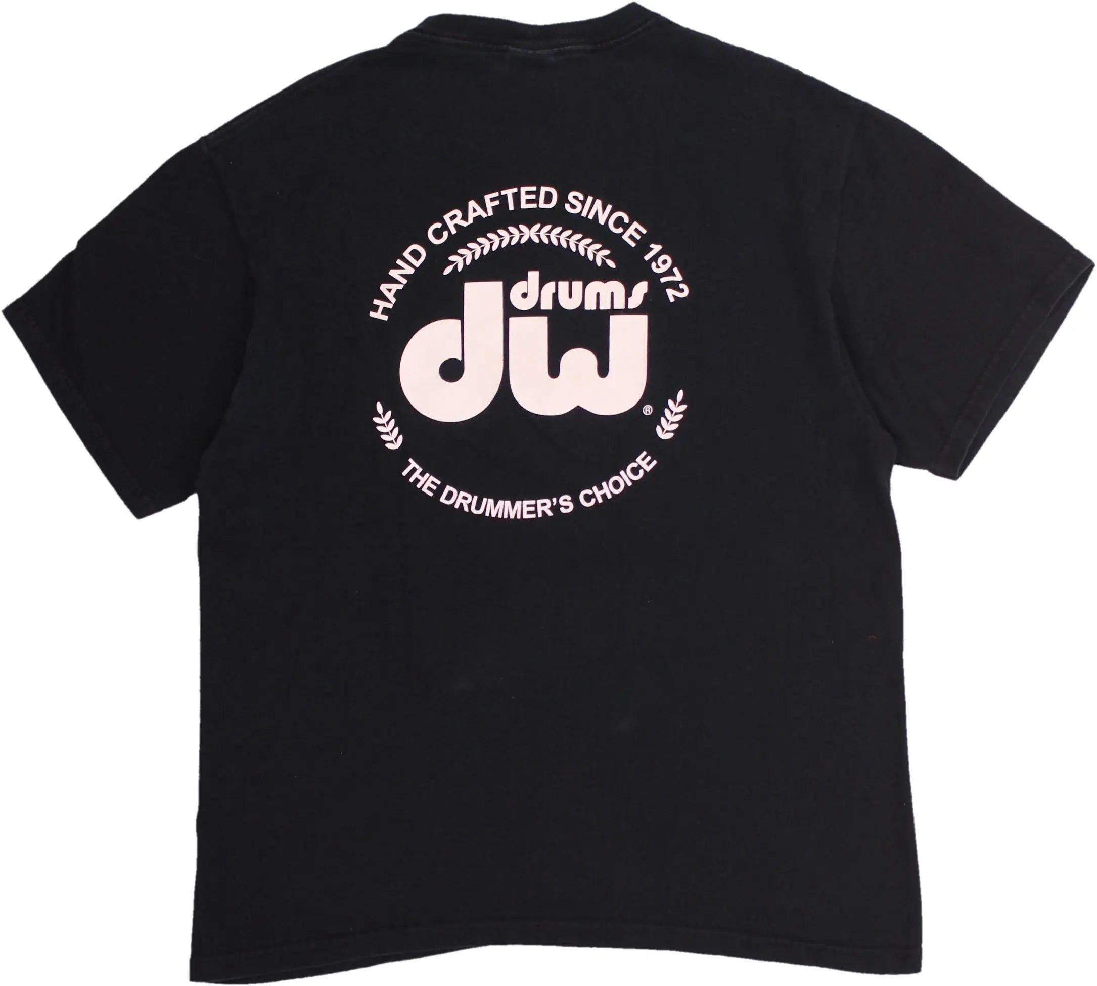 Fruit of the Loom - DW Drums T-shirt- ThriftTale.com - Vintage and second handclothing