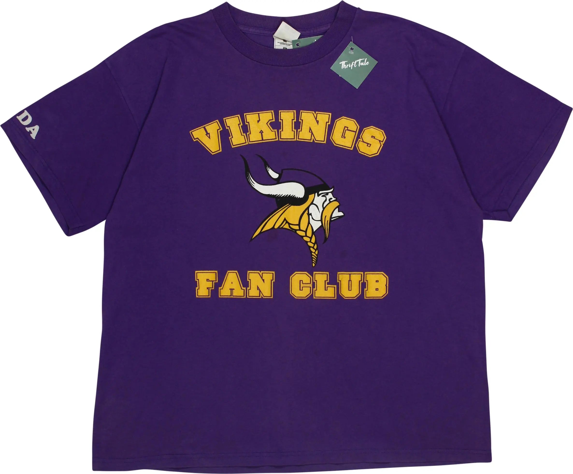 Fruit of the Loom - Vikings Fan Club T-Shirt- ThriftTale.com - Vintage and second handclothing