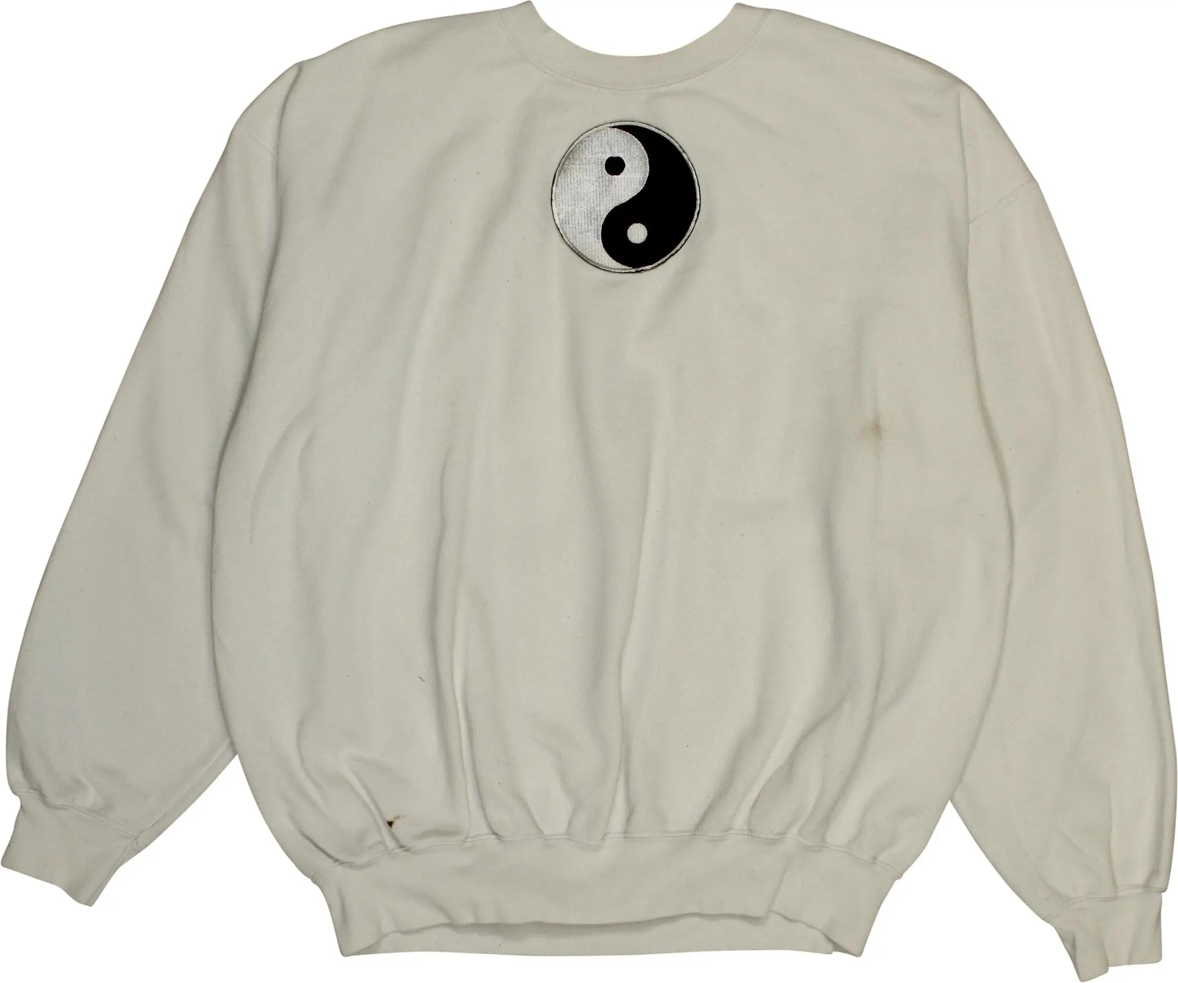 Fruit of the Loom - Yin Yang Sweater- ThriftTale.com - Vintage and second handclothing