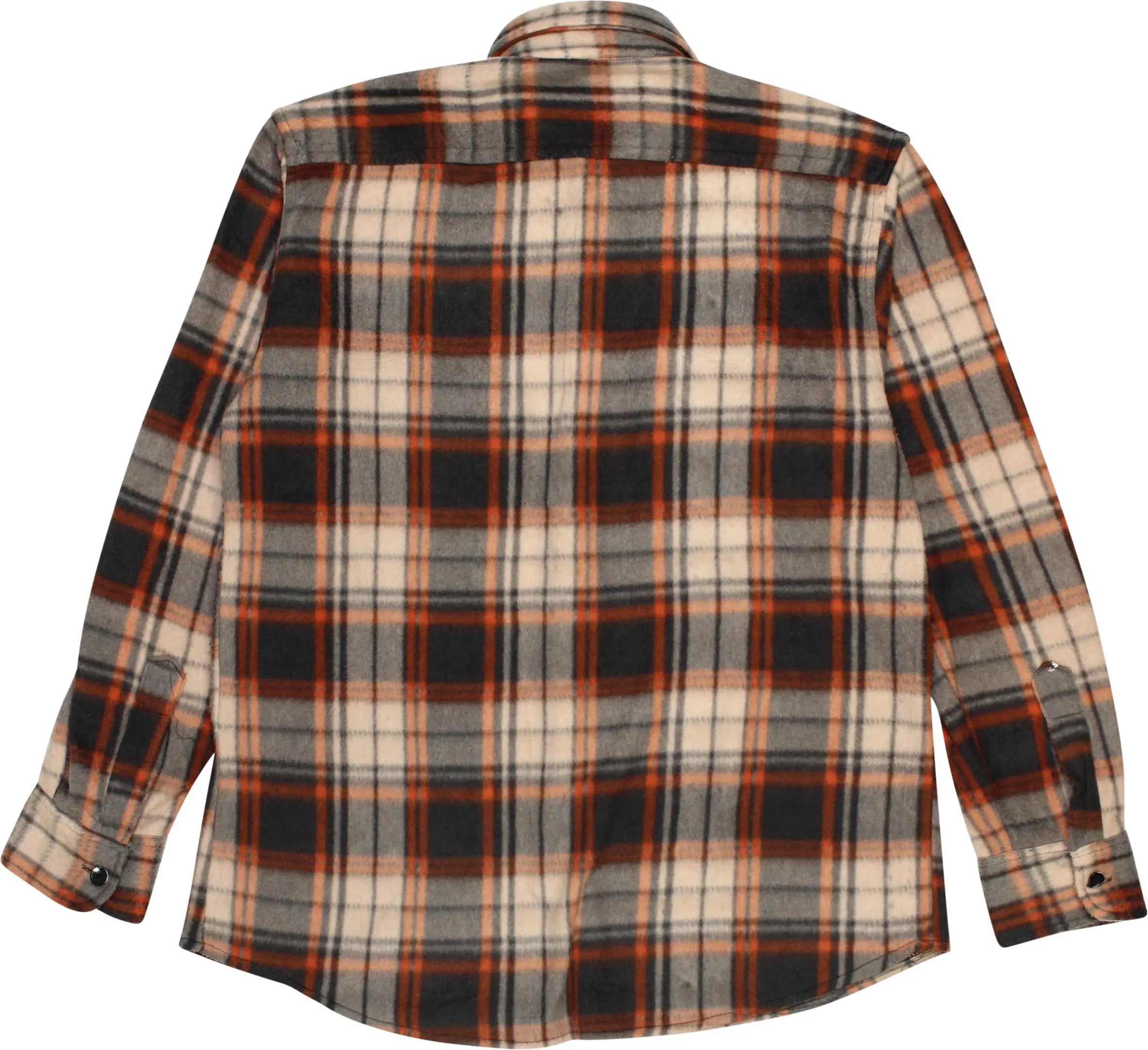 Fuging - Flannel Fleece Shirt- ThriftTale.com - Vintage and second handclothing
