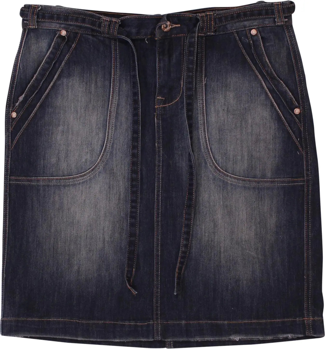 Fugu Jeans - Denim Skirt- ThriftTale.com - Vintage and second handclothing