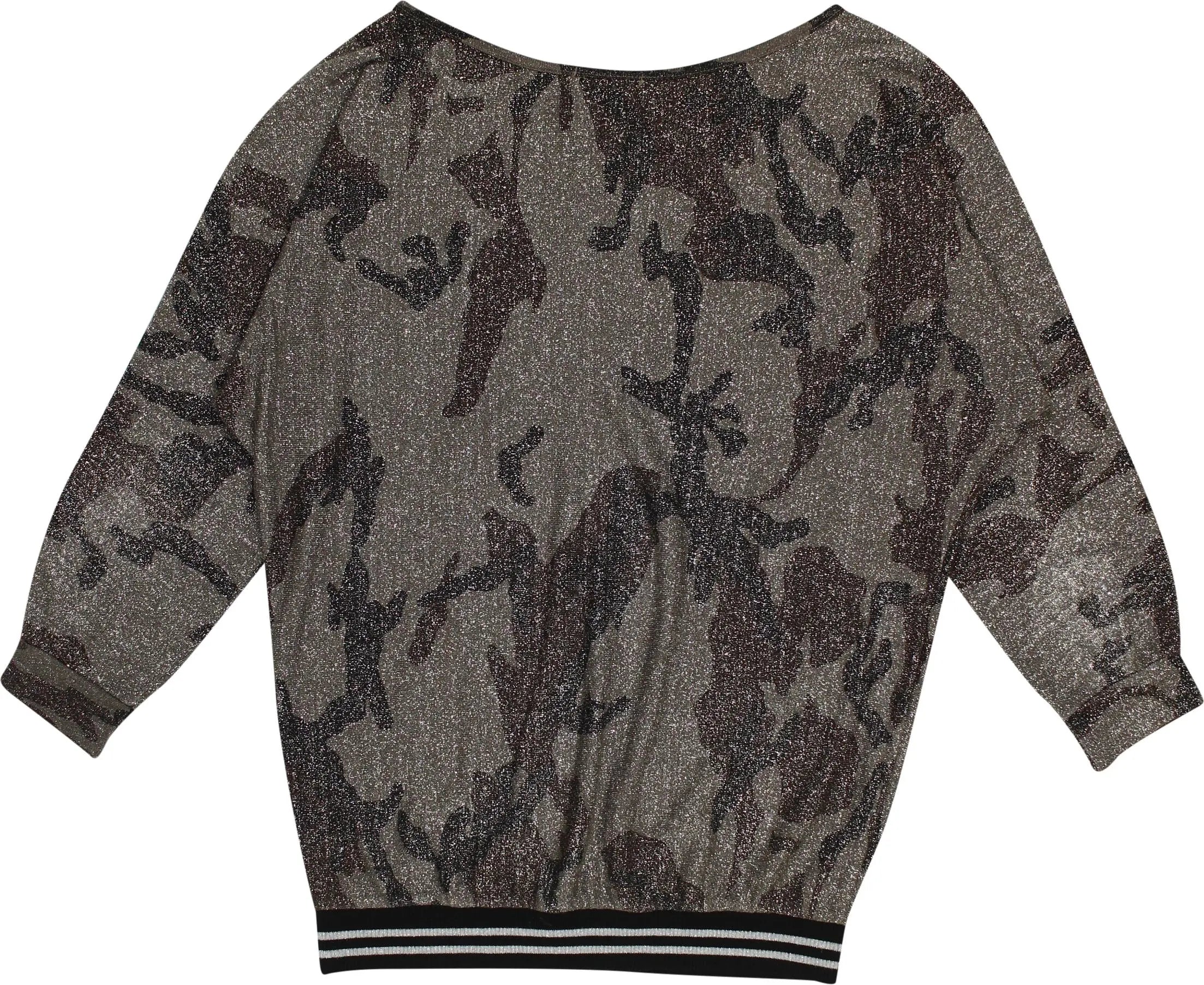 G. Ricceri - Metallic Knitted Top- ThriftTale.com - Vintage and second handclothing