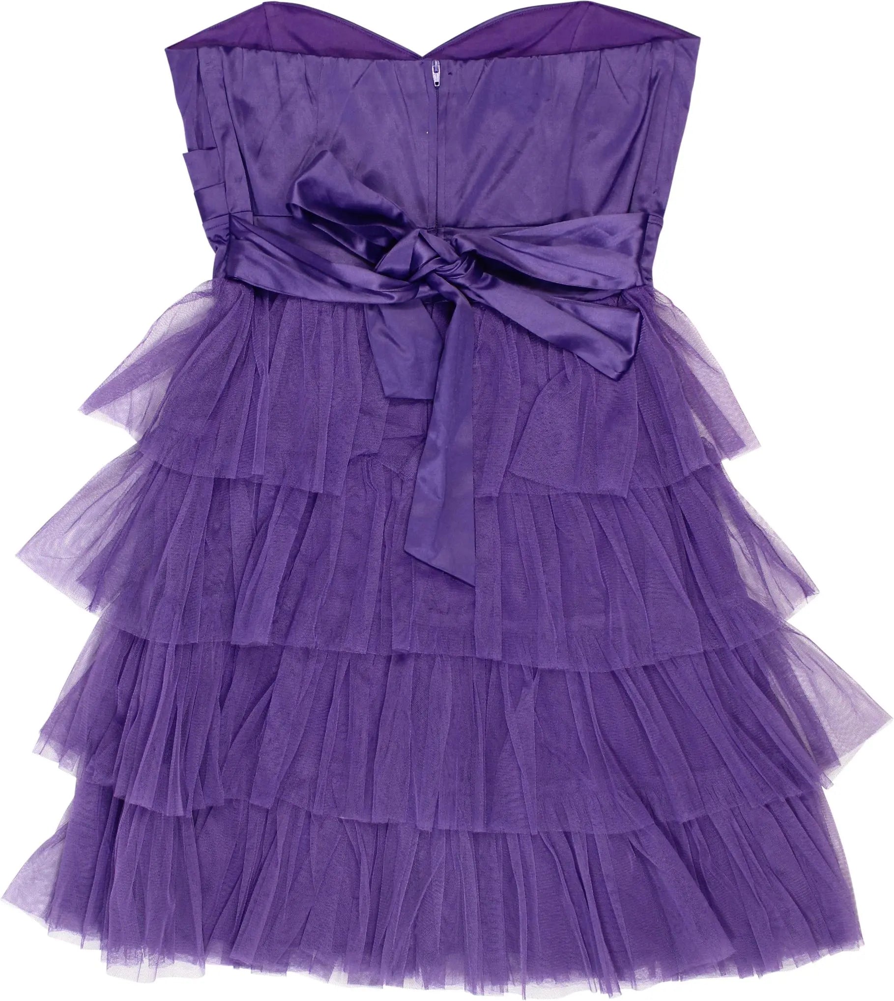 G.L.A.M - Purple Dress- ThriftTale.com - Vintage and second handclothing