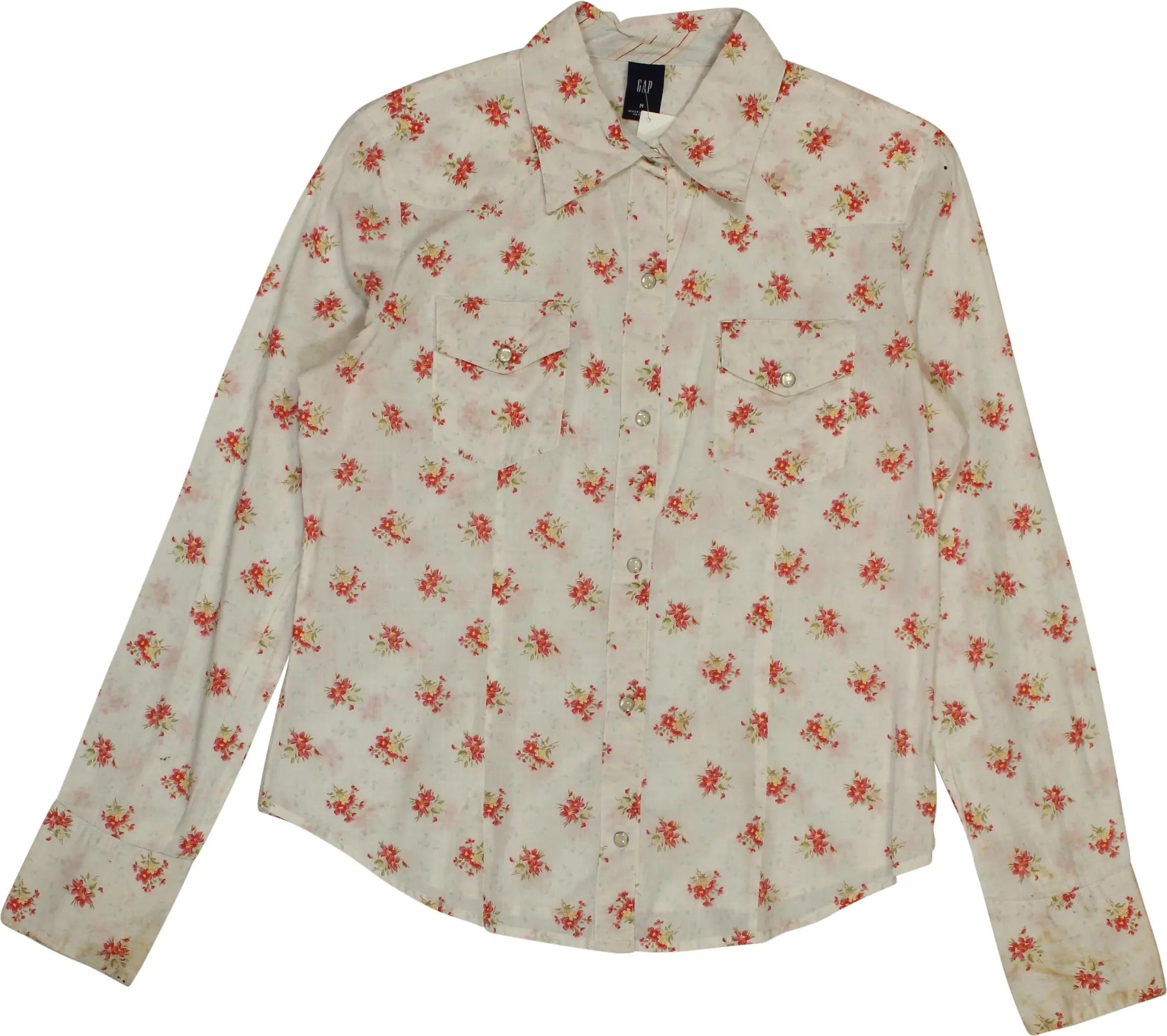 GAP - Floral Blouse- ThriftTale.com - Vintage and second handclothing