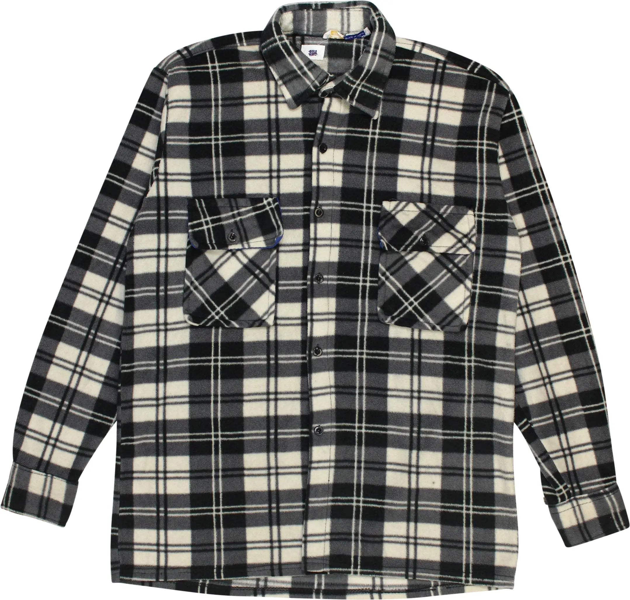GUO - Flannel Fleece Shirt- ThriftTale.com - Vintage and second handclothing