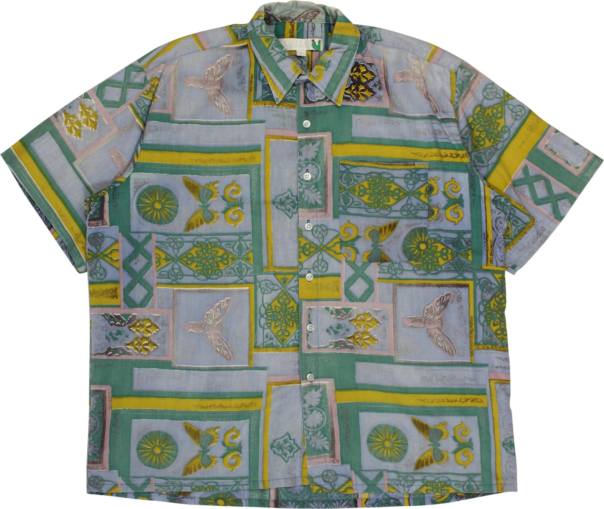 Gallo - 90s Patterned Shirt- ThriftTale.com - Vintage and second handclothing