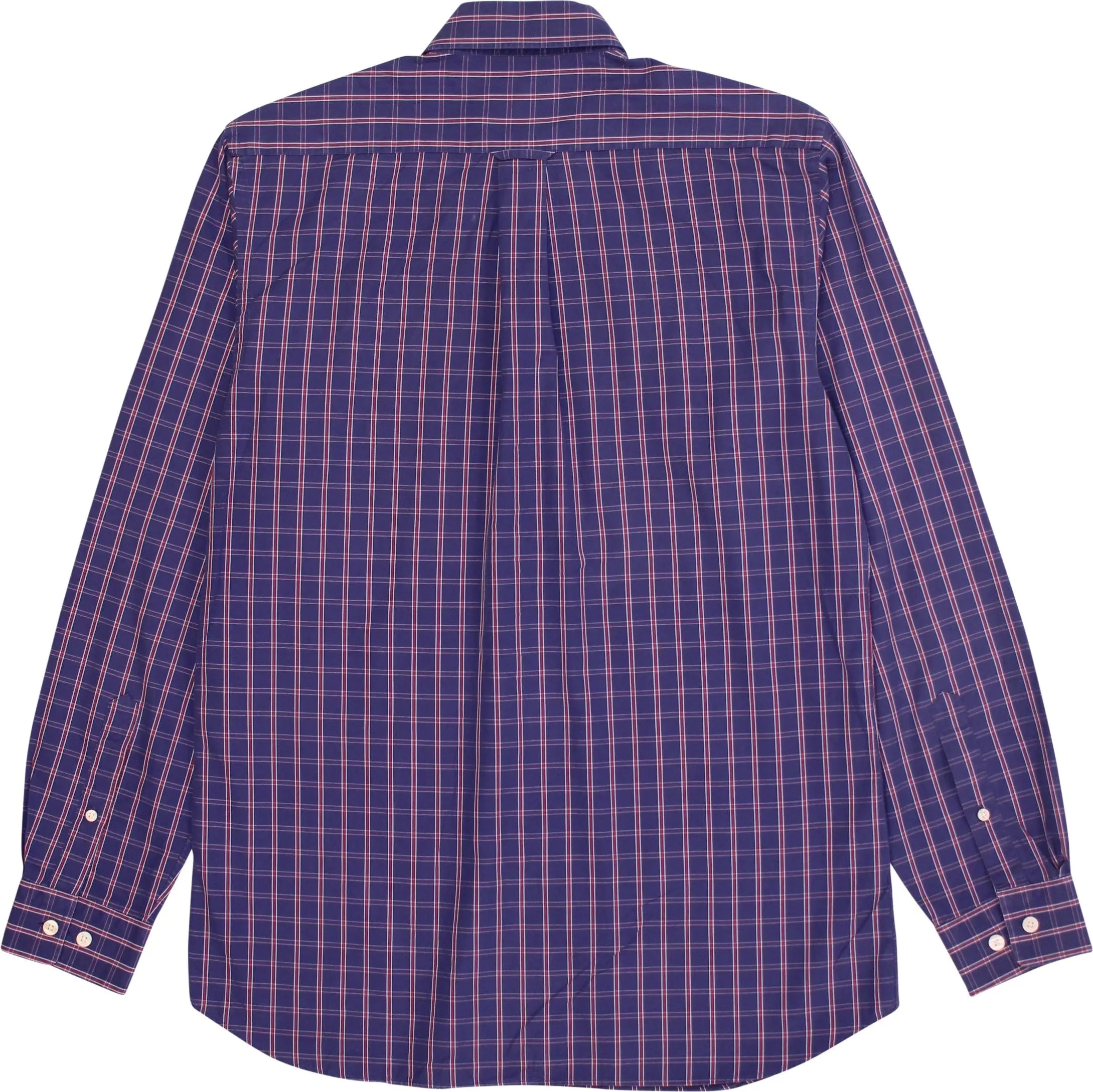Gant - Blue Checked Shirt by Gant- ThriftTale.com - Vintage and second handclothing
